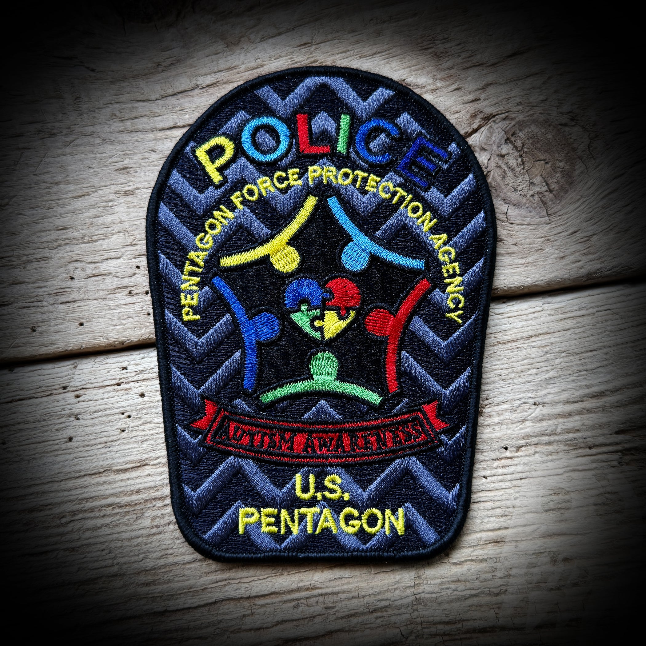 2026 Autism - US Pentagon Police 2026 Autism Awareness Fundraiser Patch