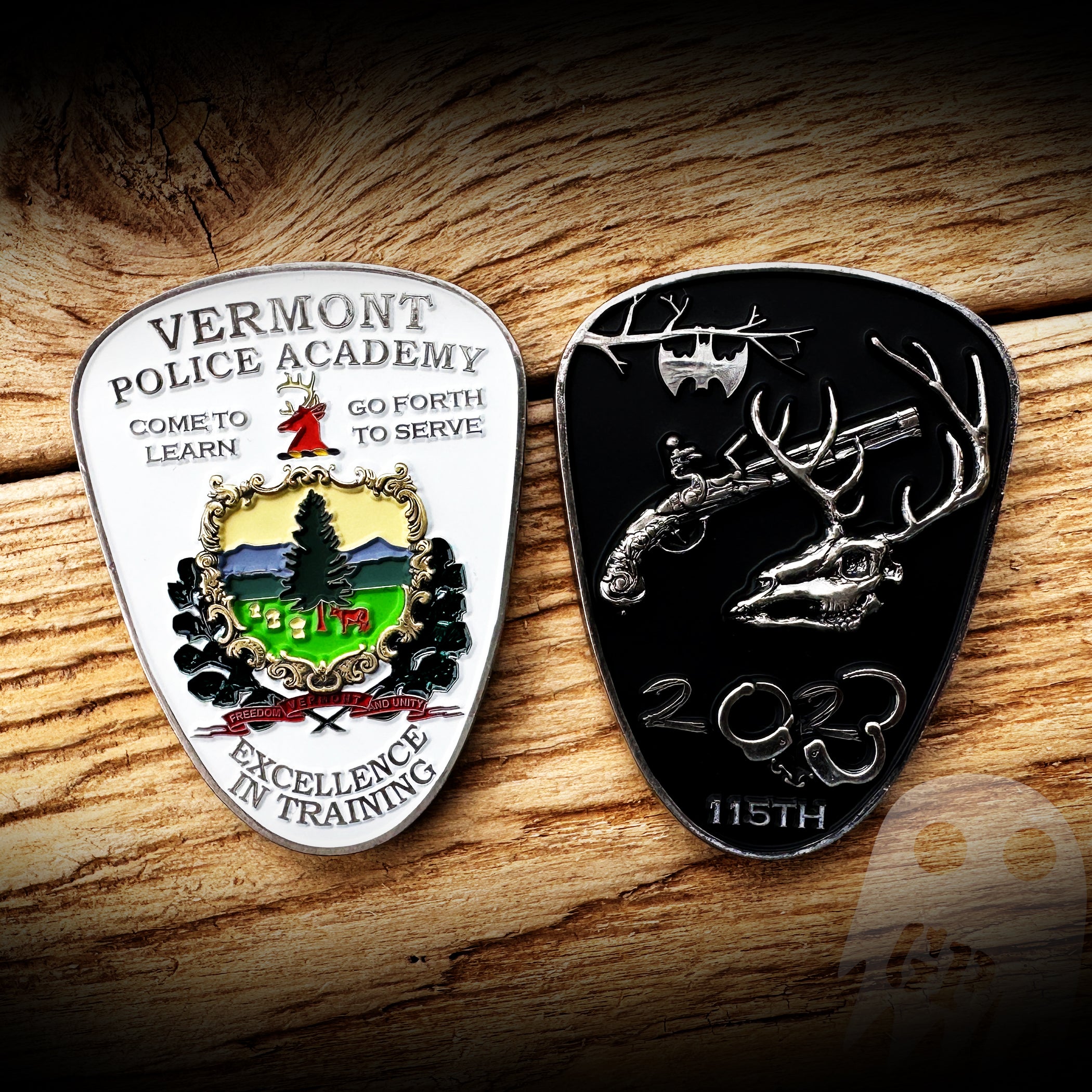 Vermont Police Academy Coin - 115th Class - authentic