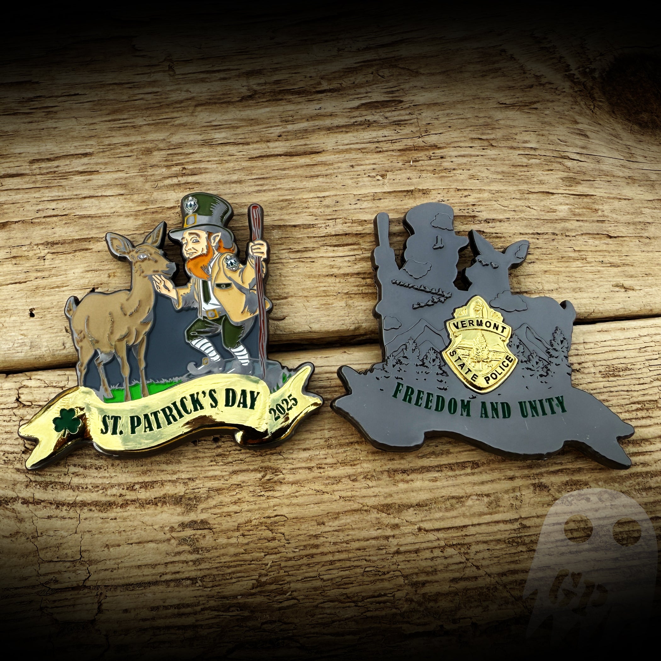 COIN 2025 Irish - Vermont State Police 2025 St Patrick's Day Coin