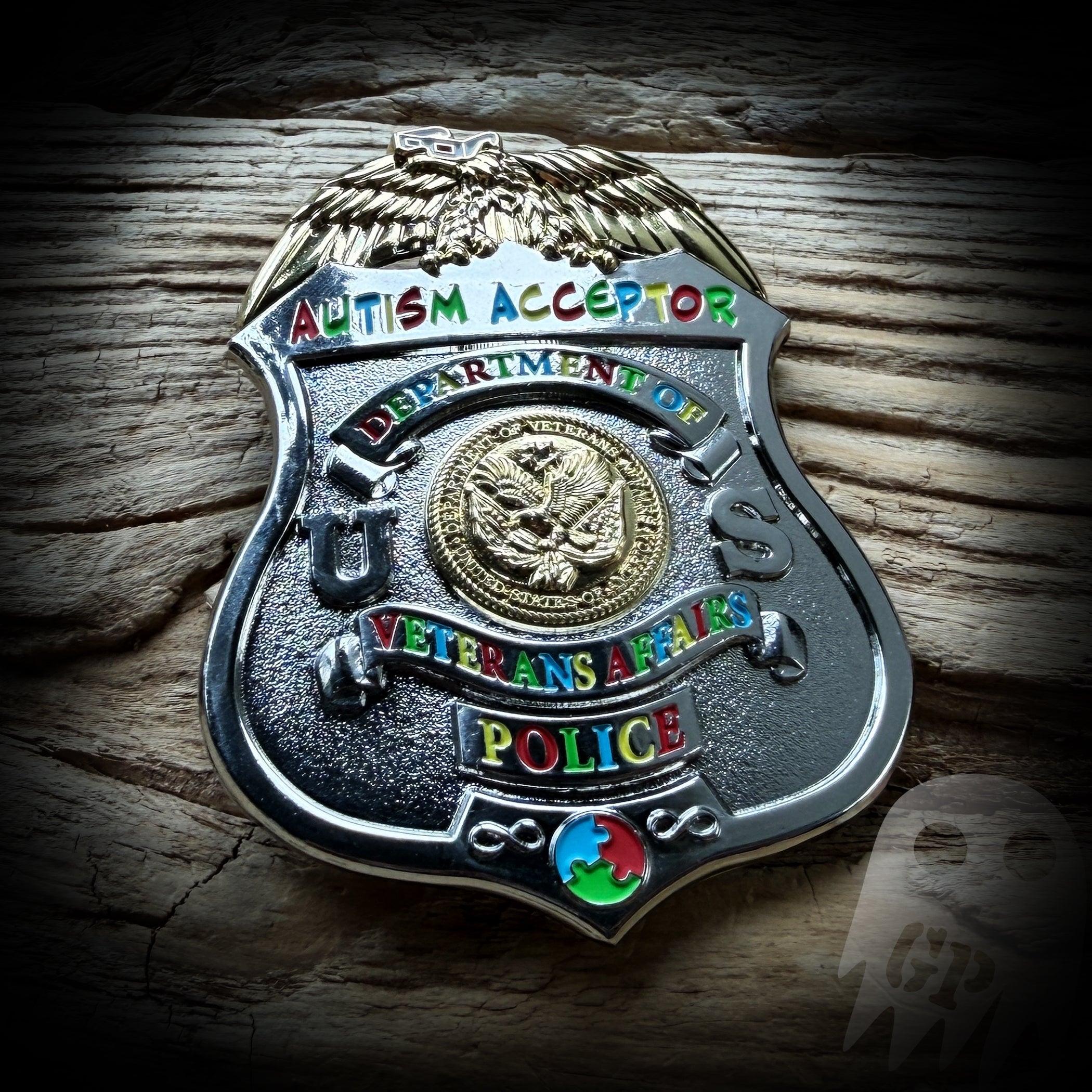 2026 Autism BADGE -Veteran's Affairs Police 2026 Autism Badge