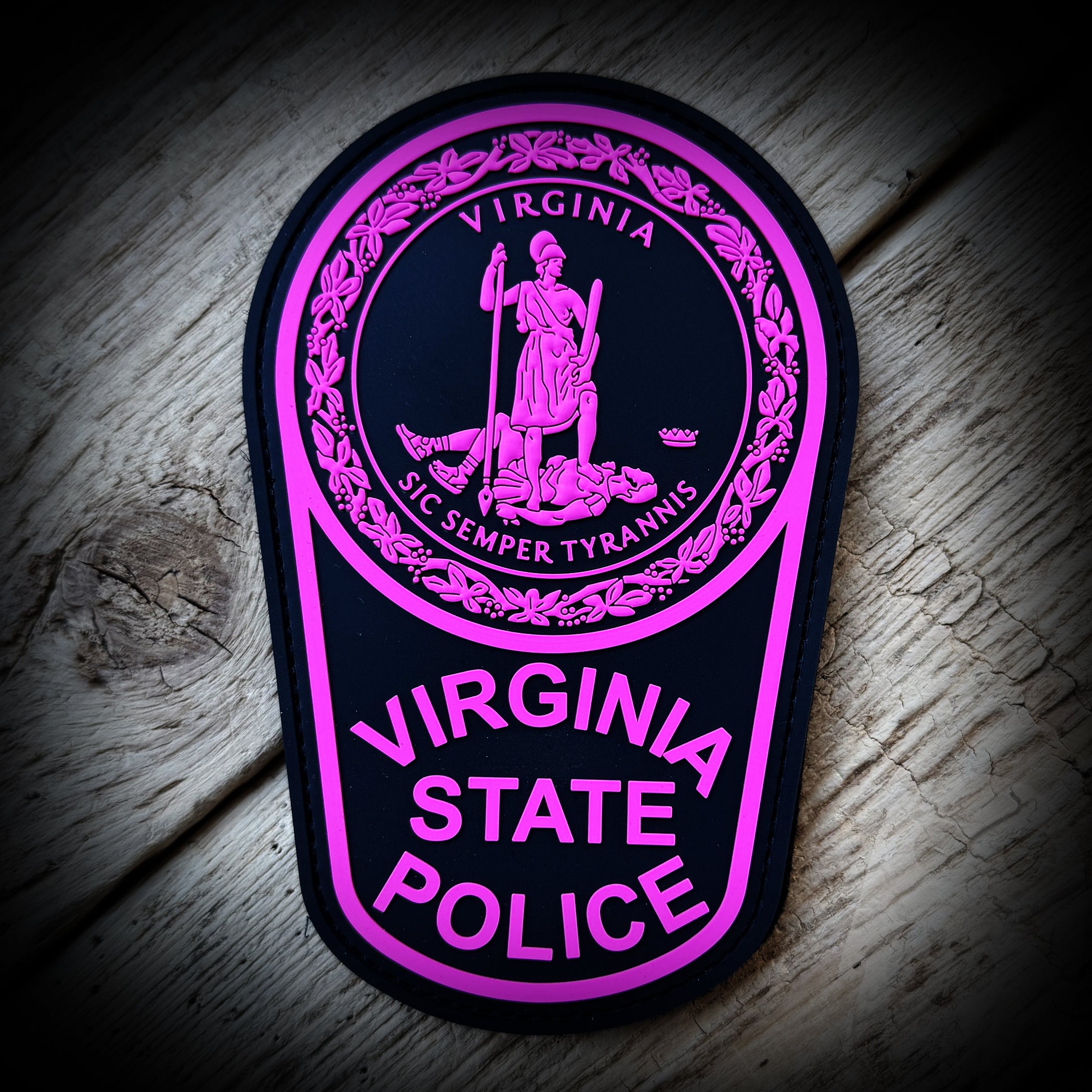 Pink - Virginia State Police Pink PVC