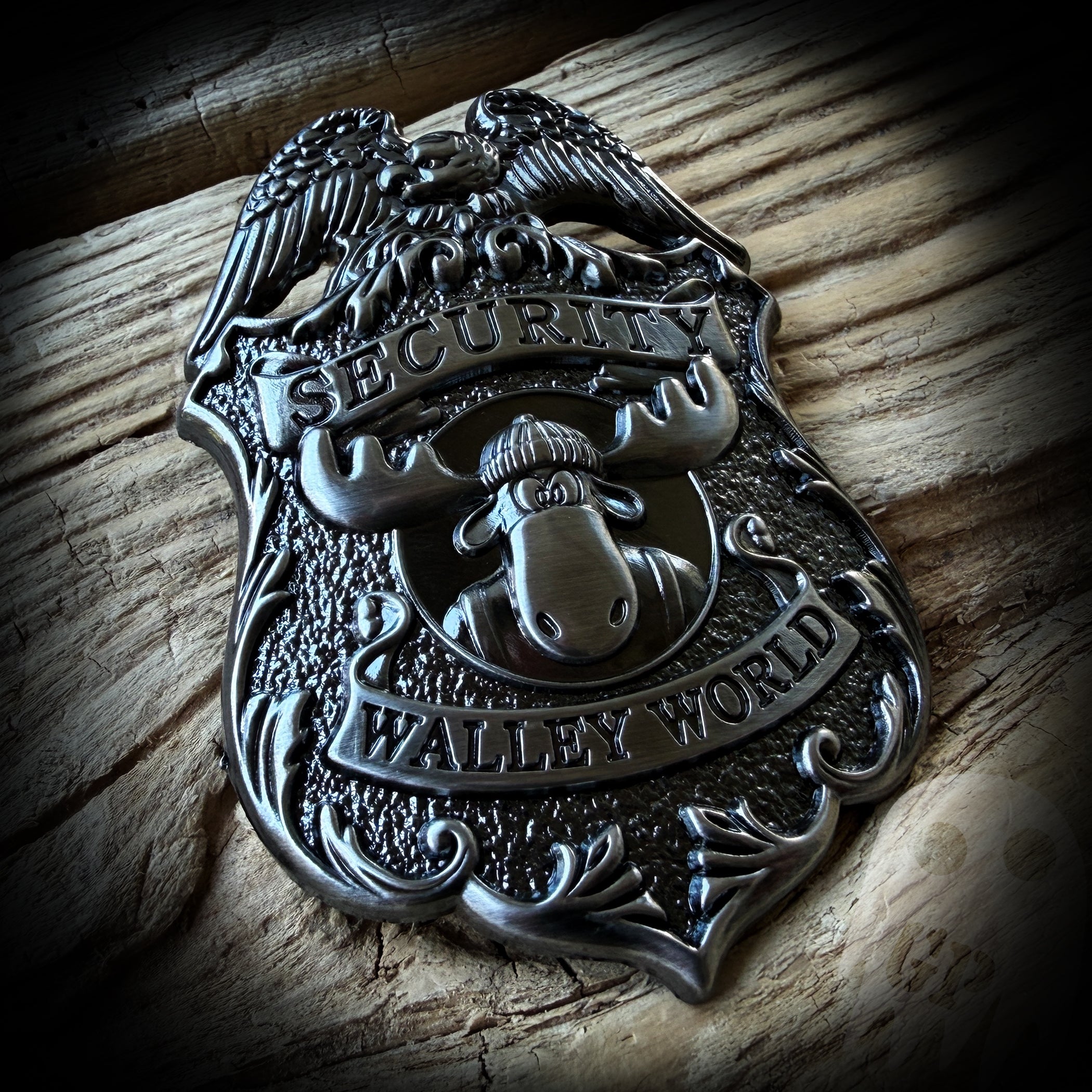 METAL BADGE - Walley World Security Metal Badge - National Lampoon's Vacation