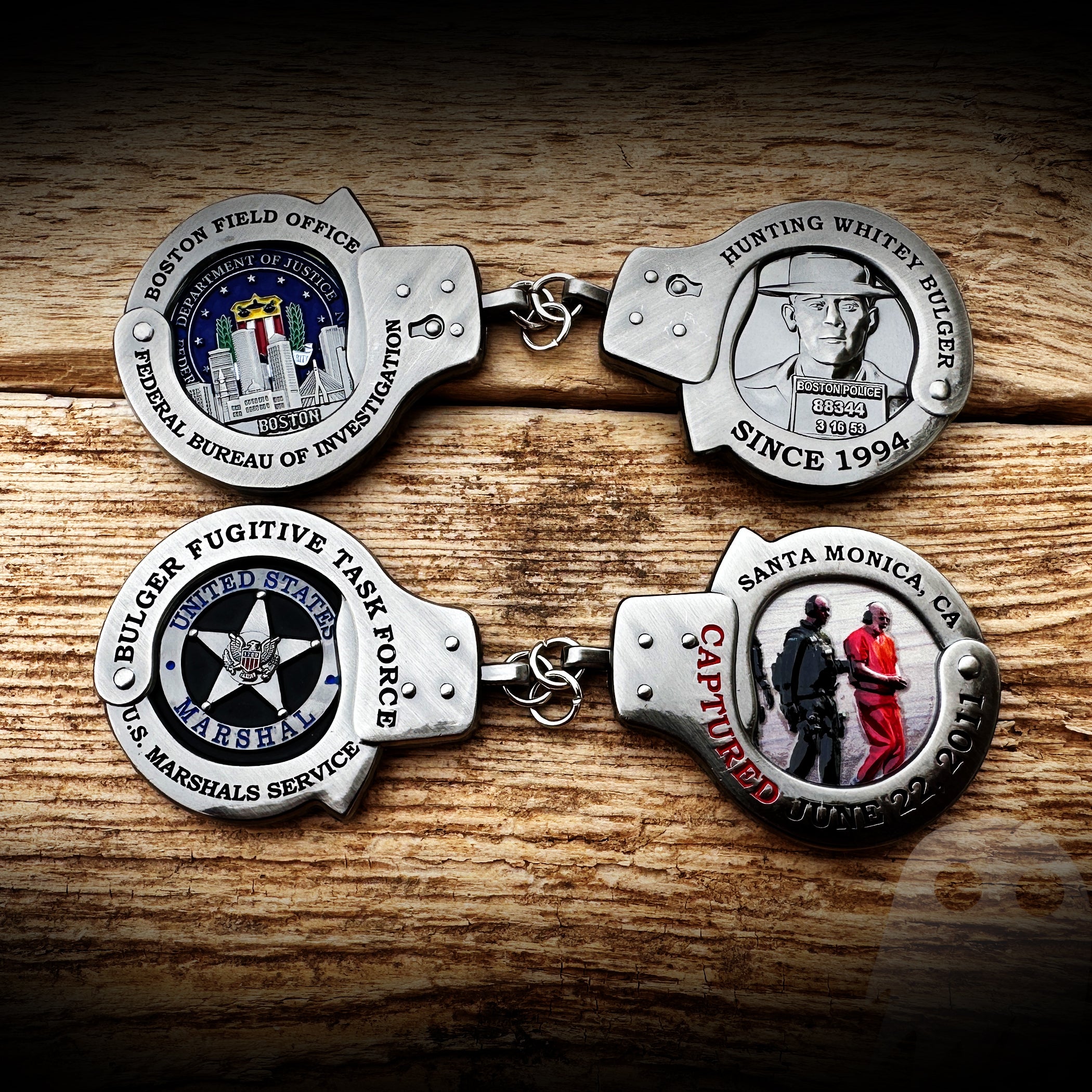 Notorious Whitey Bulger Fugitive Task Force Challenge Coin