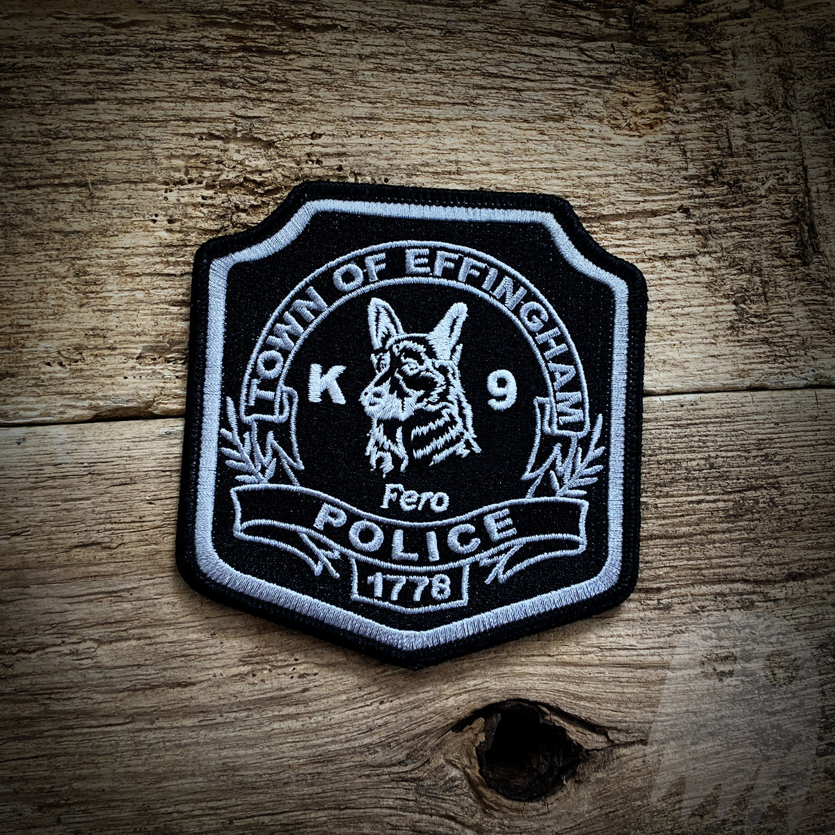 AUTHENTIC / FUNDRAISER Effingham NH PD K9 GHOST PATCH