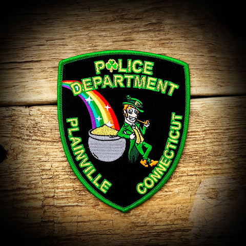 Plainville, CT Police Department 2023 St. Patrick's Day Patch