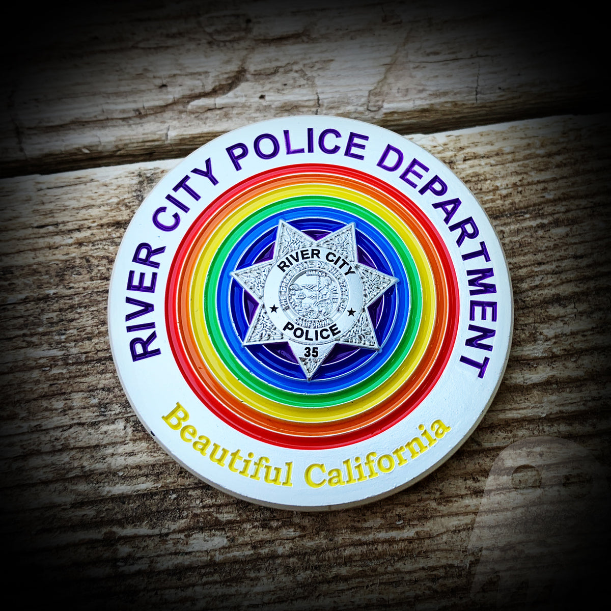 River City, CA Police Patch – GHOST PATCH