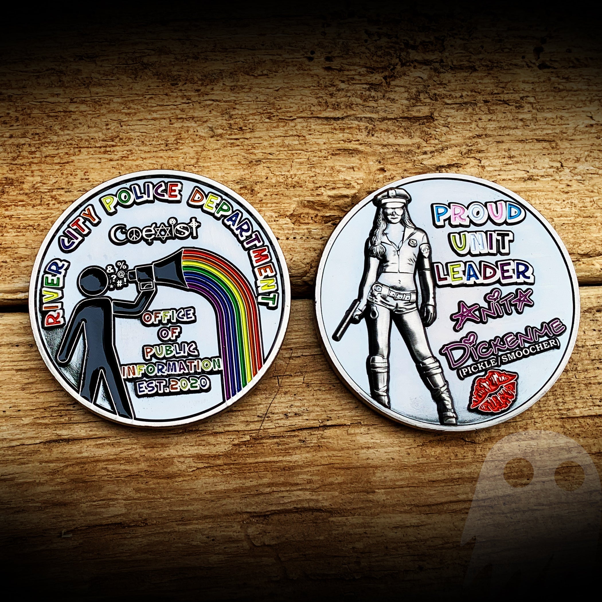 Official River City, CA PD Public Information Office Challenge Coin