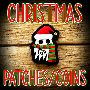 Christmas Patches & Coins
