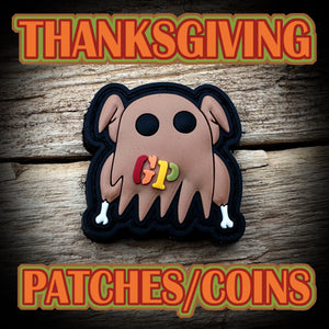 Thanksgiving Patchs & Coins
