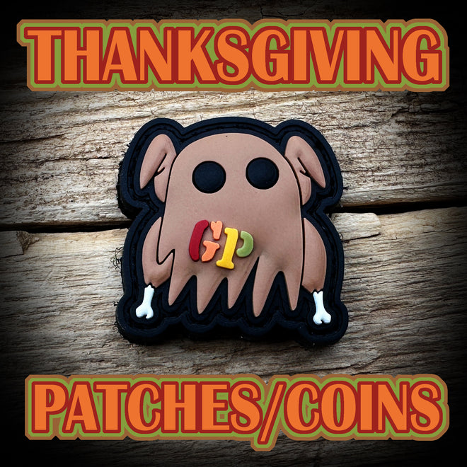 Thanksgiving Patchs &amp; Coins