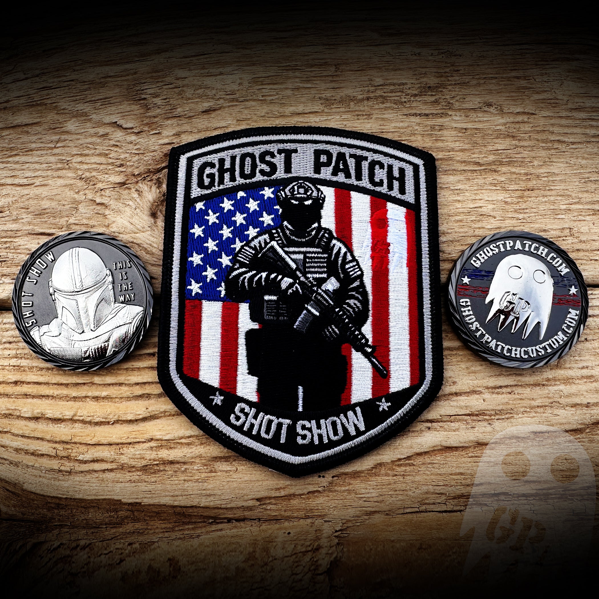 2024 - Ghost Patch 2024 Shot Show Patch & Coin Combo