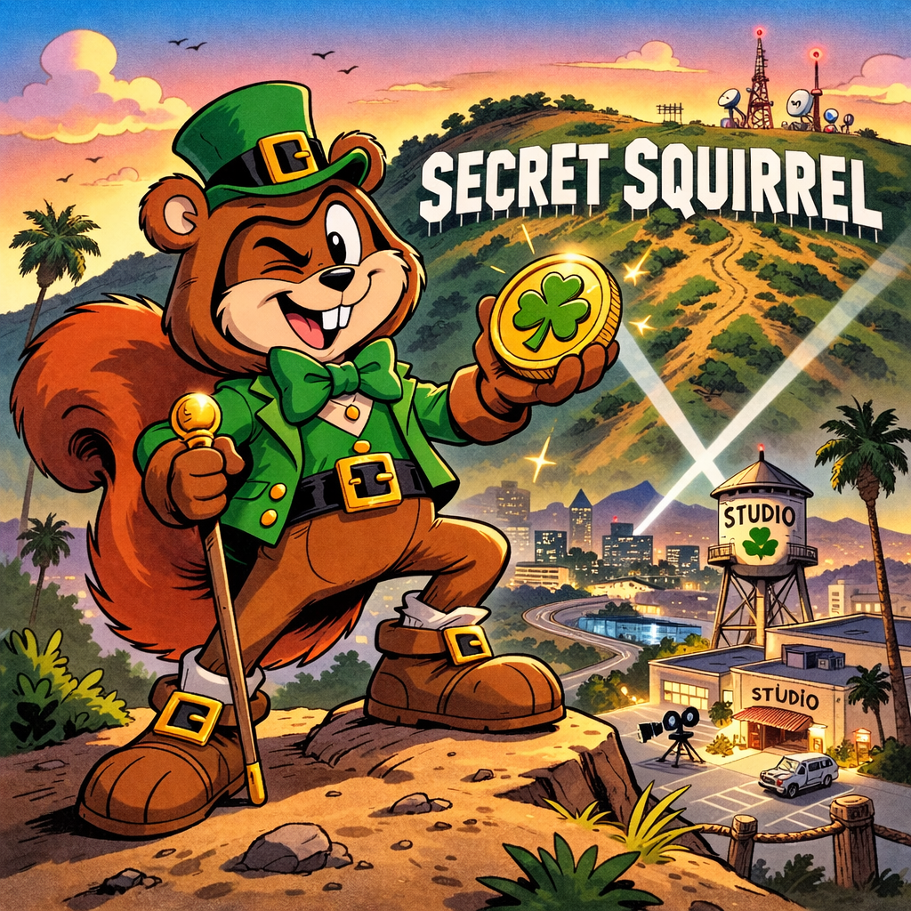 2026 Irish - Big California Law Enforcement Agency 2026 Irish SECRET SQUIRREL Patch (NOT PHOTO SHOWN)
