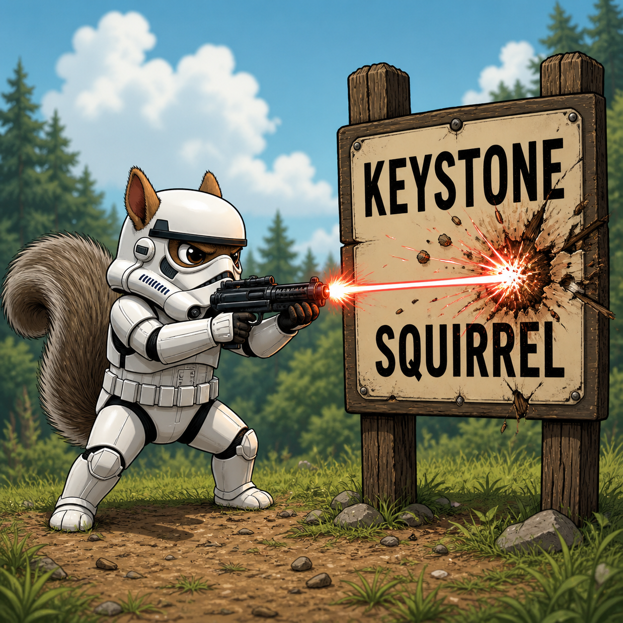 Keystone 2026 May the 4th Patch - KEYSTONE SQUIRREL 2026 May the 4th Patch (NOT PHOTO SHOWN)