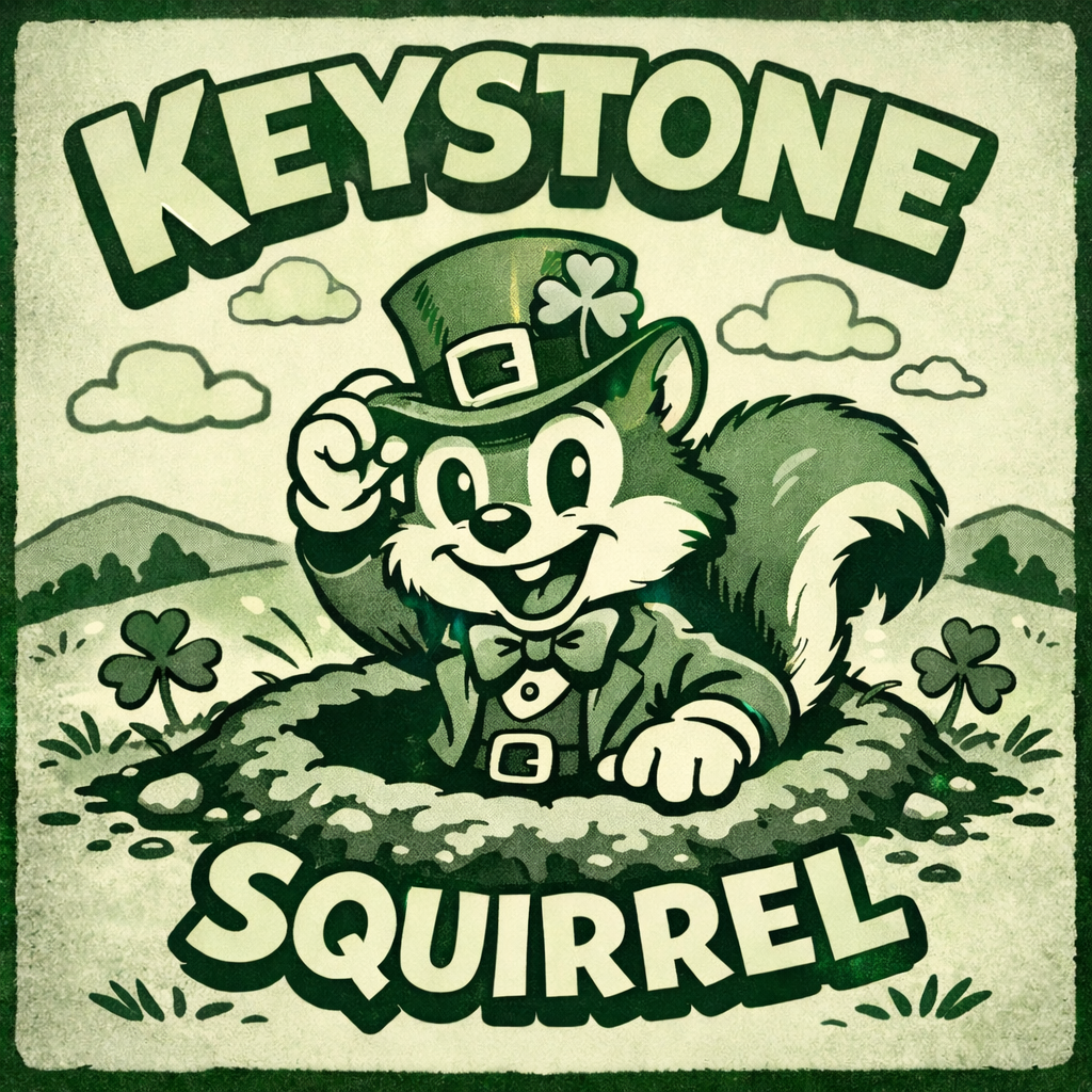 PATCH Keystone 2026 Irish - 2026 Irish Patch KEYSTONE SQUIRREL (NOT PHOTO SHOWN)