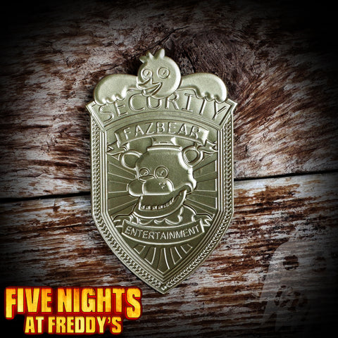 Fazbear Security Badge - Five Nights at Freddy's - FlexShield