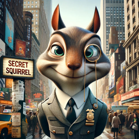 NYPD Precinct Secret Squirrel (NOT THE PHOTO SHOWN)