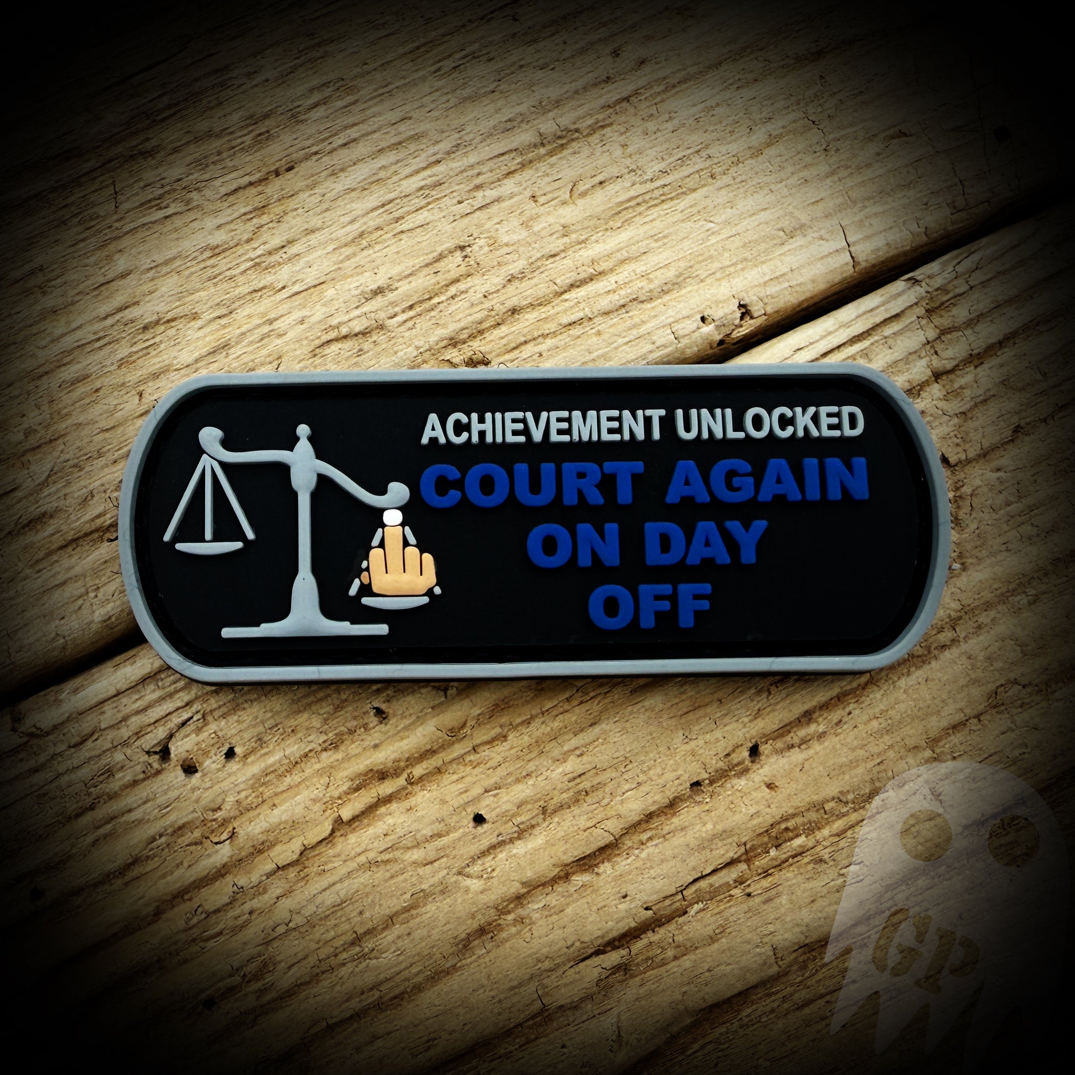 Court Again on Your Day Off - PMPM Achievement PVC PATCH