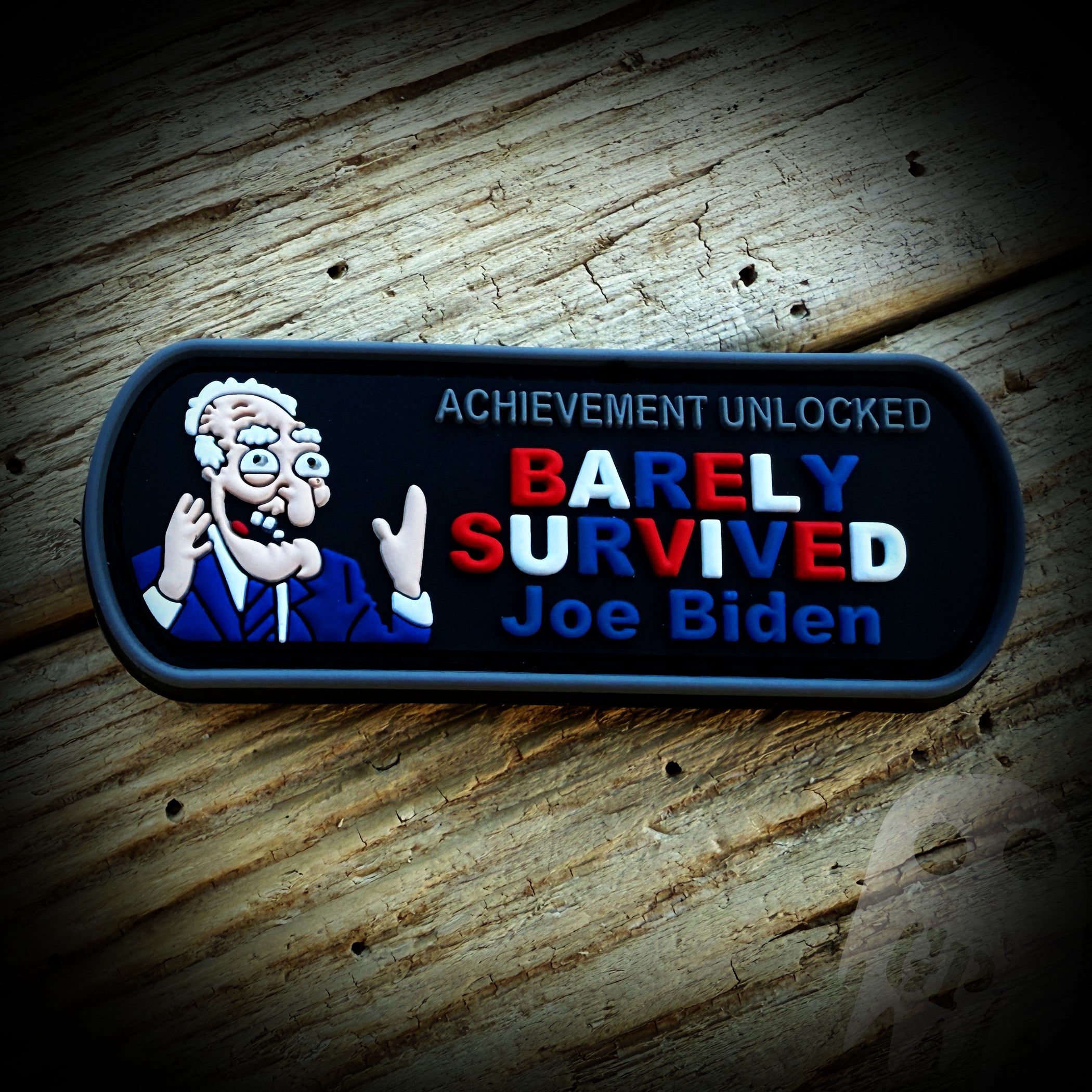 Barely Survived Joe Biden - PMPM Achievement PVC PATCH