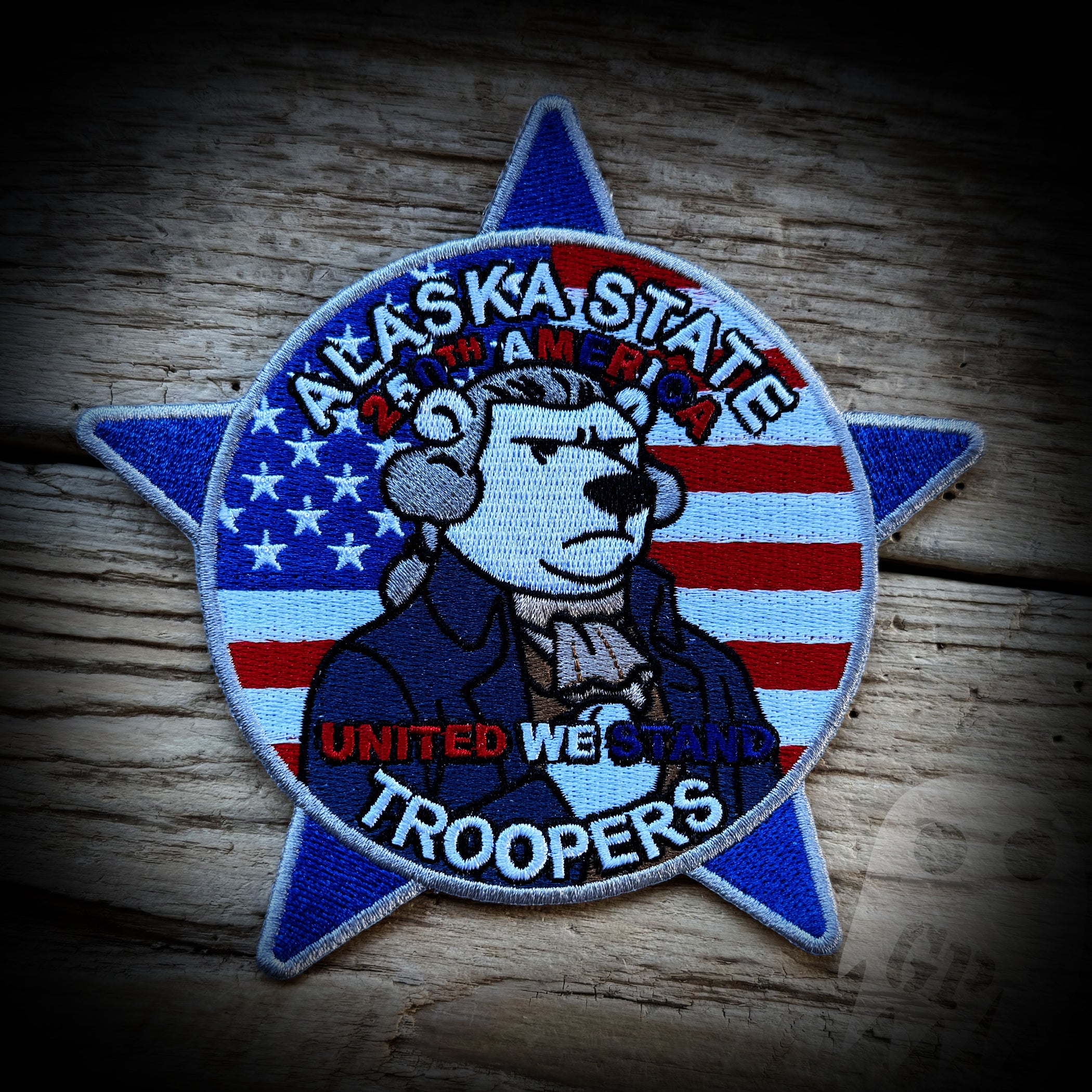 Patch America 250 - Alaska State Troopers Commemorative 250th Anniversary of America Patch