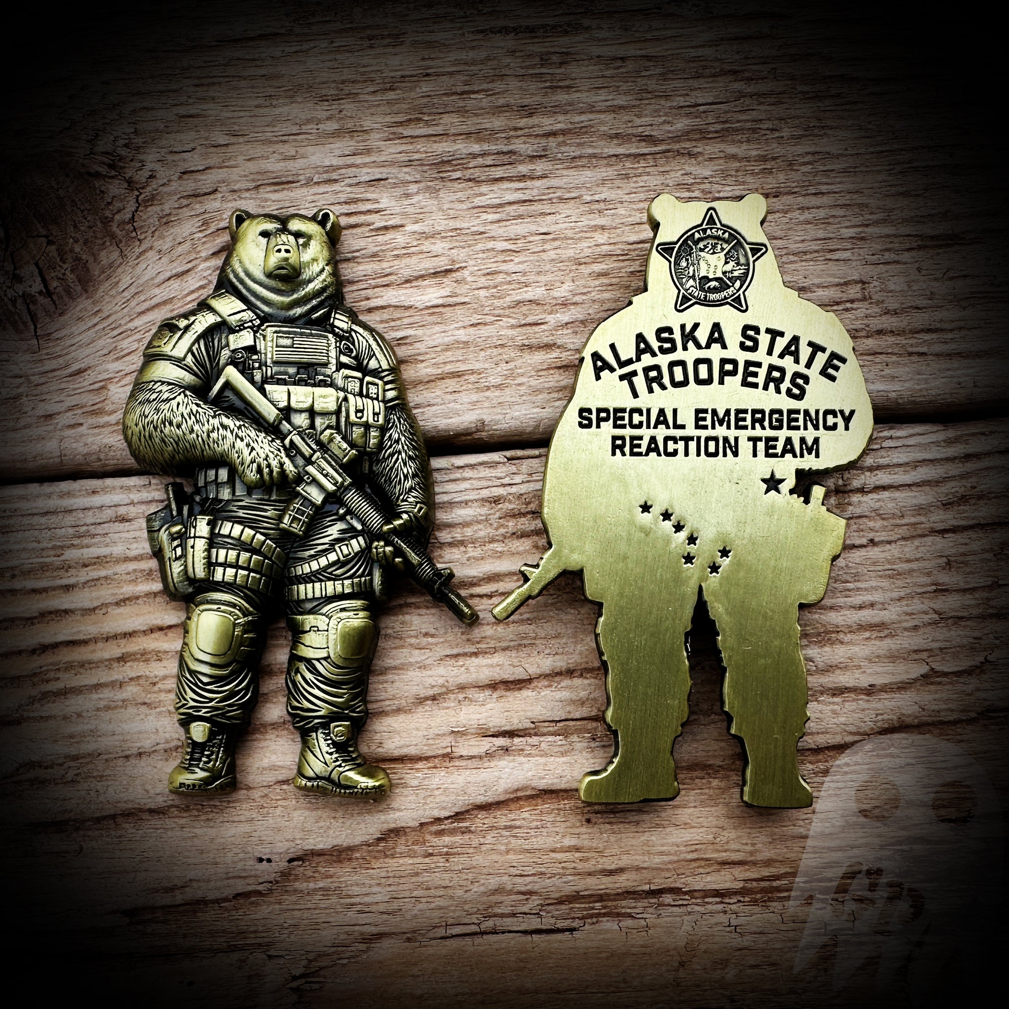 SERT Bear - Alaska State Troopers SERT Team Coin – GHOST PATCH