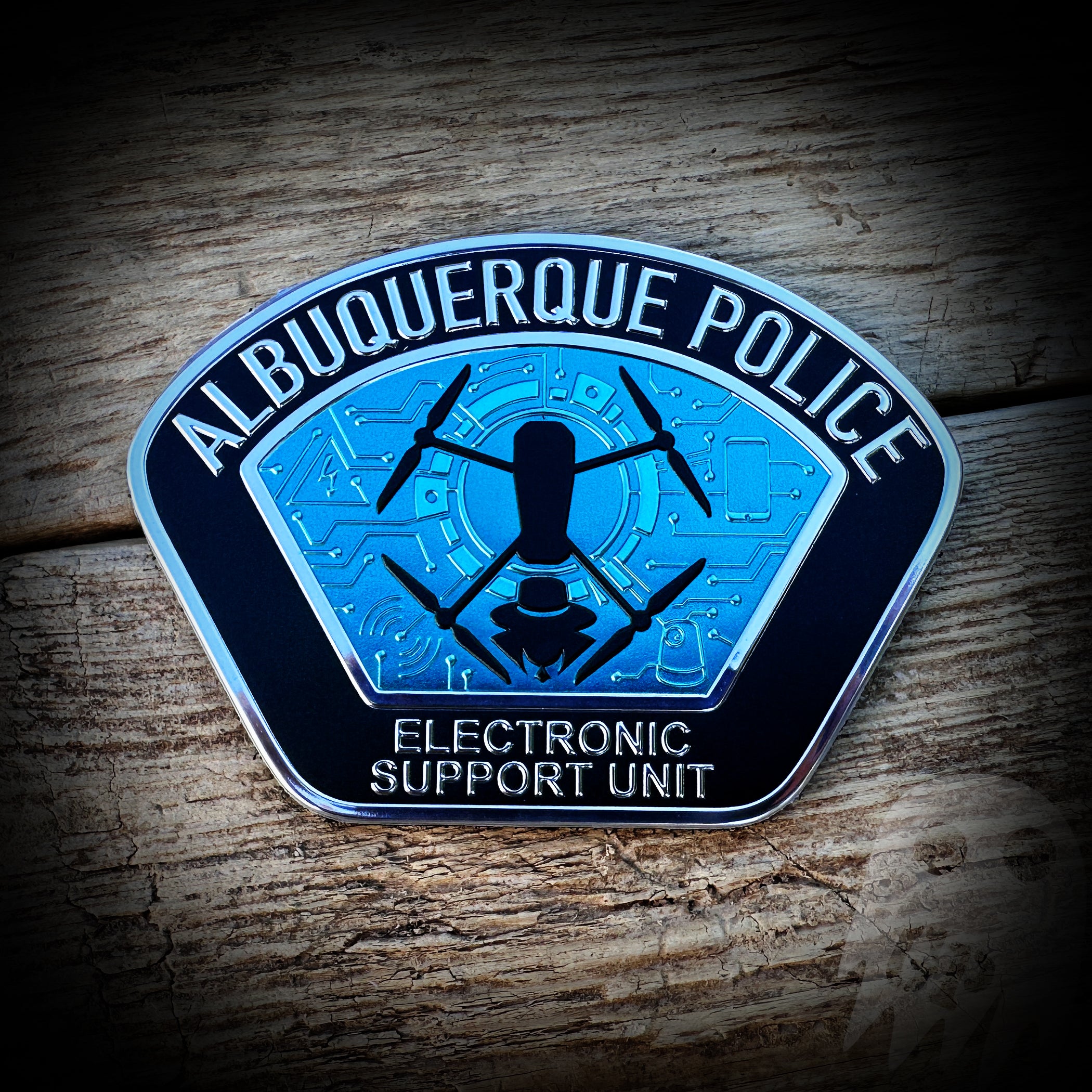 Electronic Support - Albuquerque, NM PD Electronic Support Unit Patch - XGP