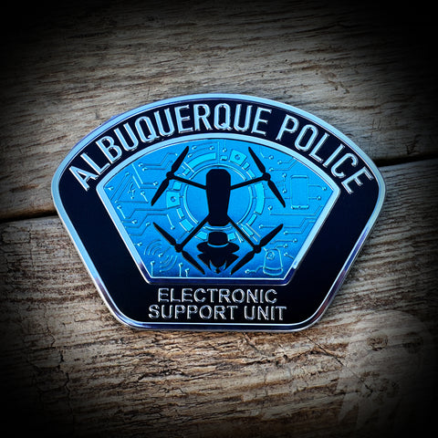 Electronic Support - Albuquerque, NM PD Electronic Support Unit Patch - XGP