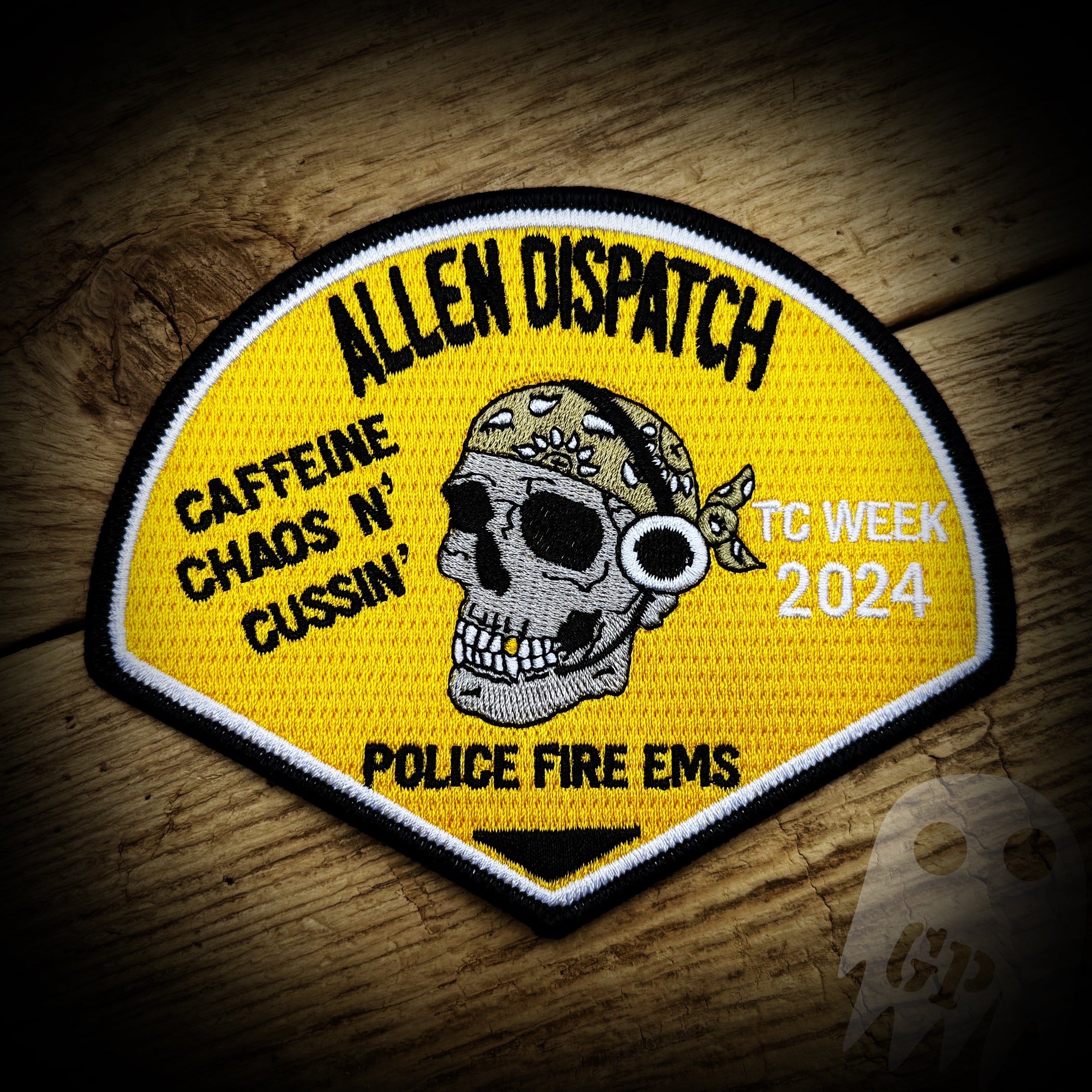Dispatcher - Allen, TX PD Dispatcher Week Patch – GHOST PATCH