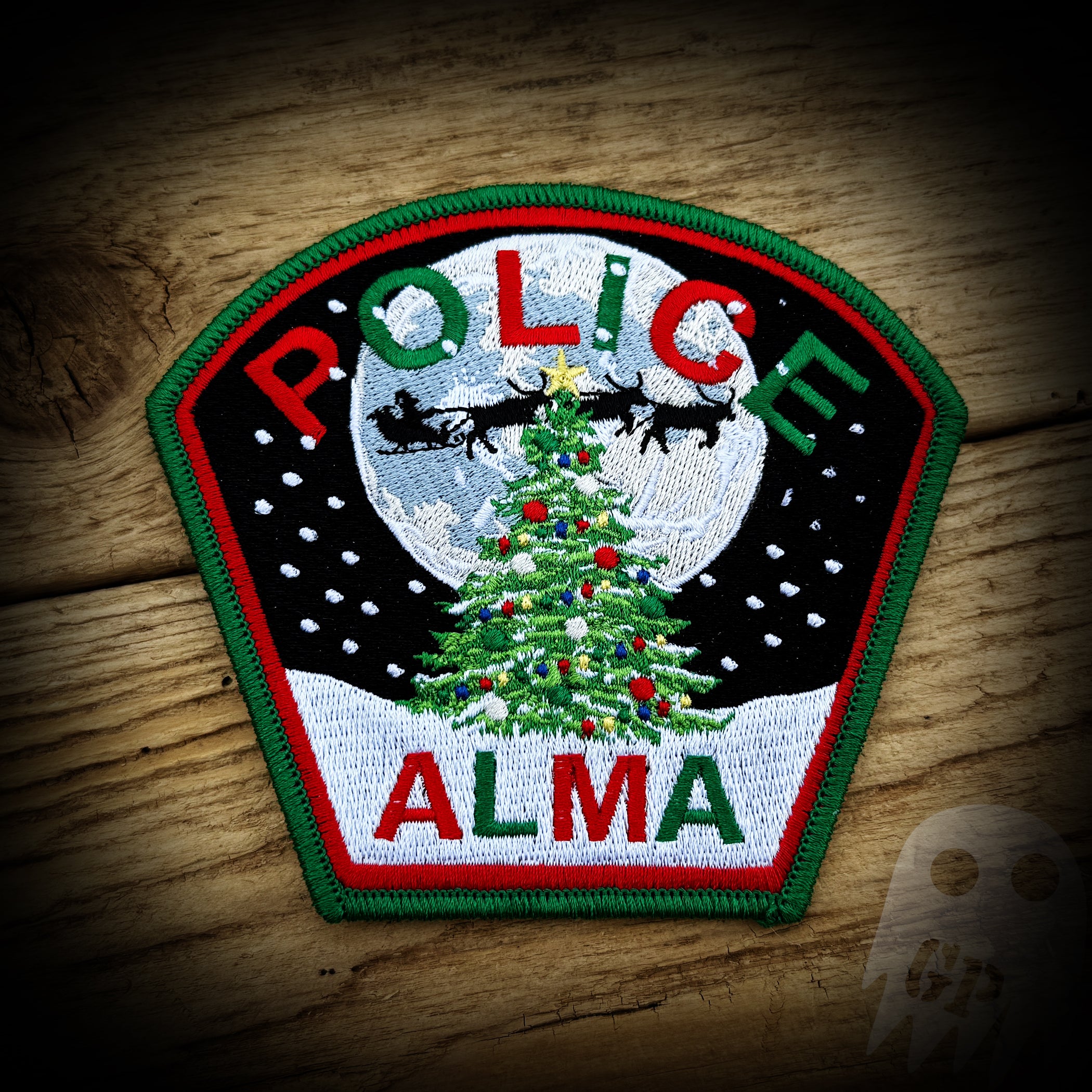 2024 Christmas - Alma, TX PD 2024 Christmas Patch