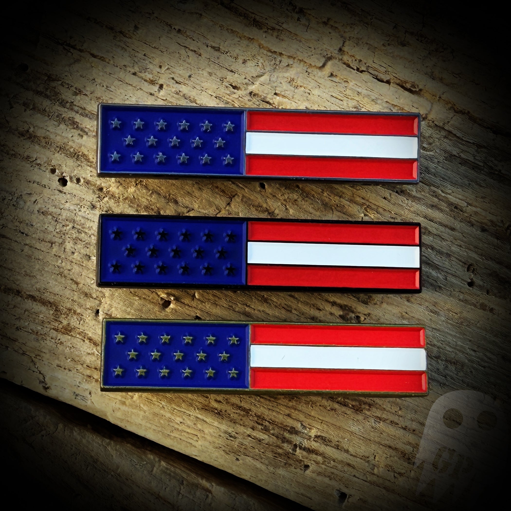 American Flag Insignia Bar Pin