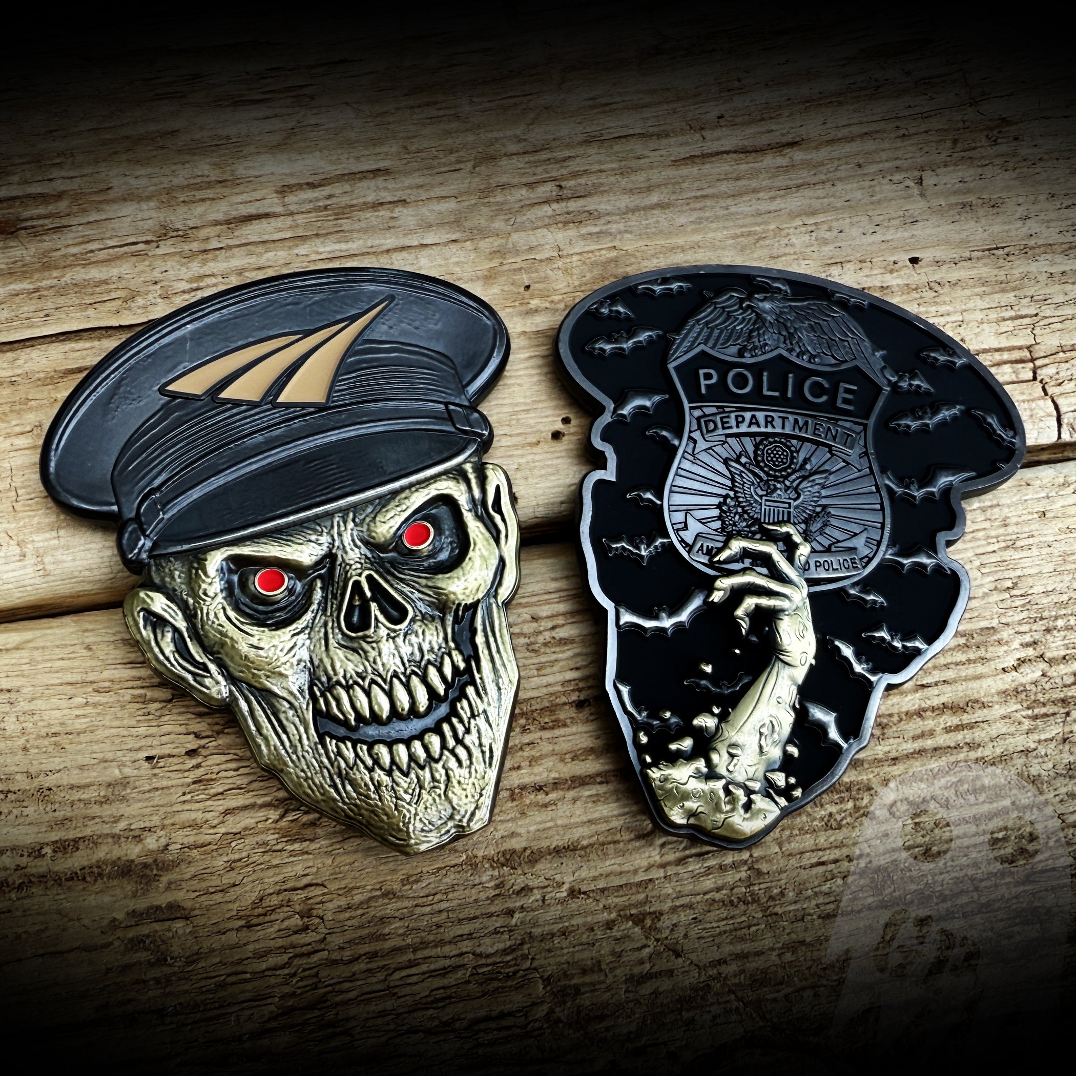 Coin Patch COIN 2025 Halloween - Amtrak Police 2025 Halloween Coin – GHOST PATCH
