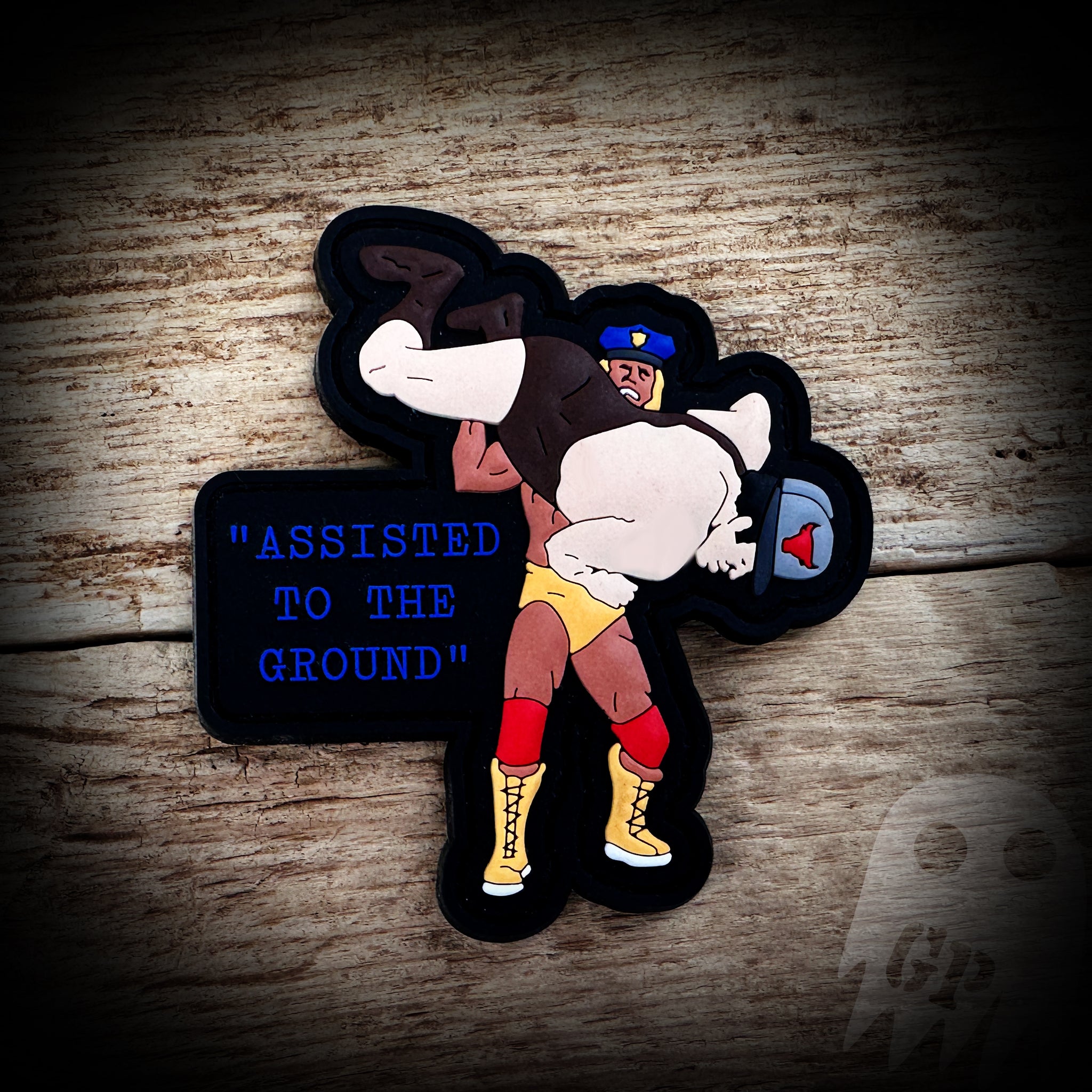 Assisted To The Ground PVC Patch PMPM GHOST PATCH assisted-to-the-ground-pvc-patch-pmpm-ghost-patch