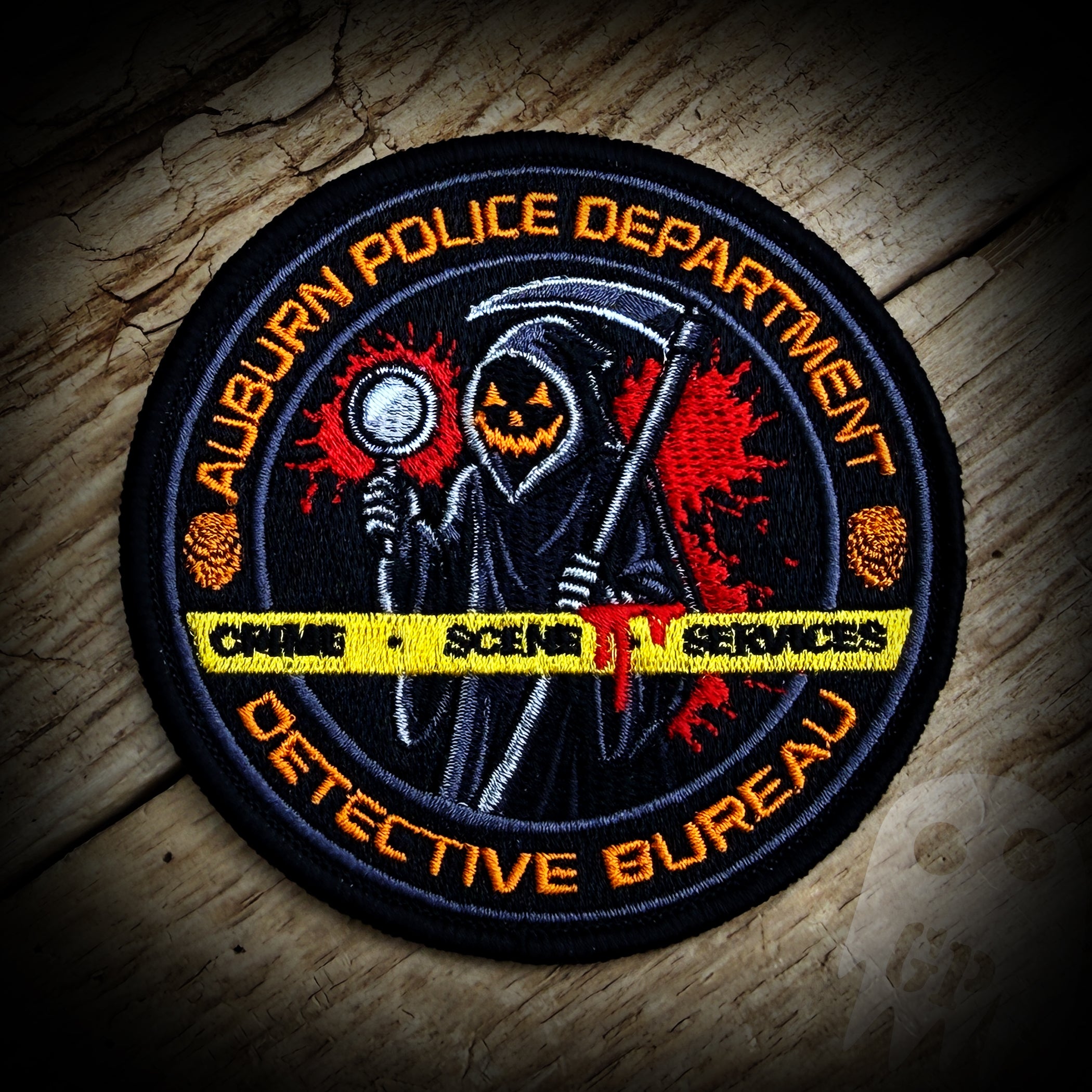 2025 Halloween - Auburn, MA PD Detectives 2025 Halloween Patch