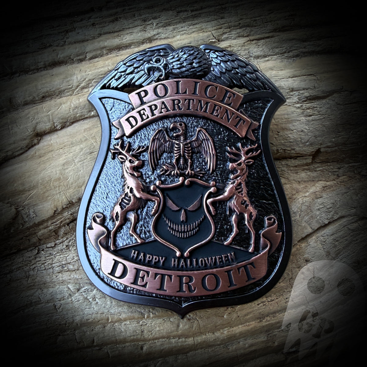 BADGE Halloween - Detroit, MI PD Halloween Badge