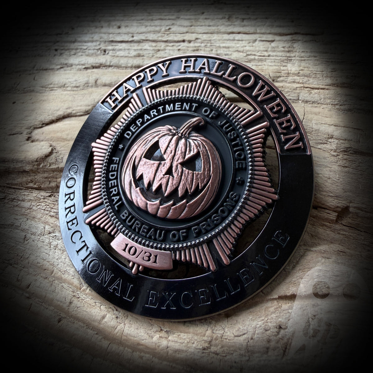 BADGE Halloween - Federal Bureau of Prisons Halloween Badge
