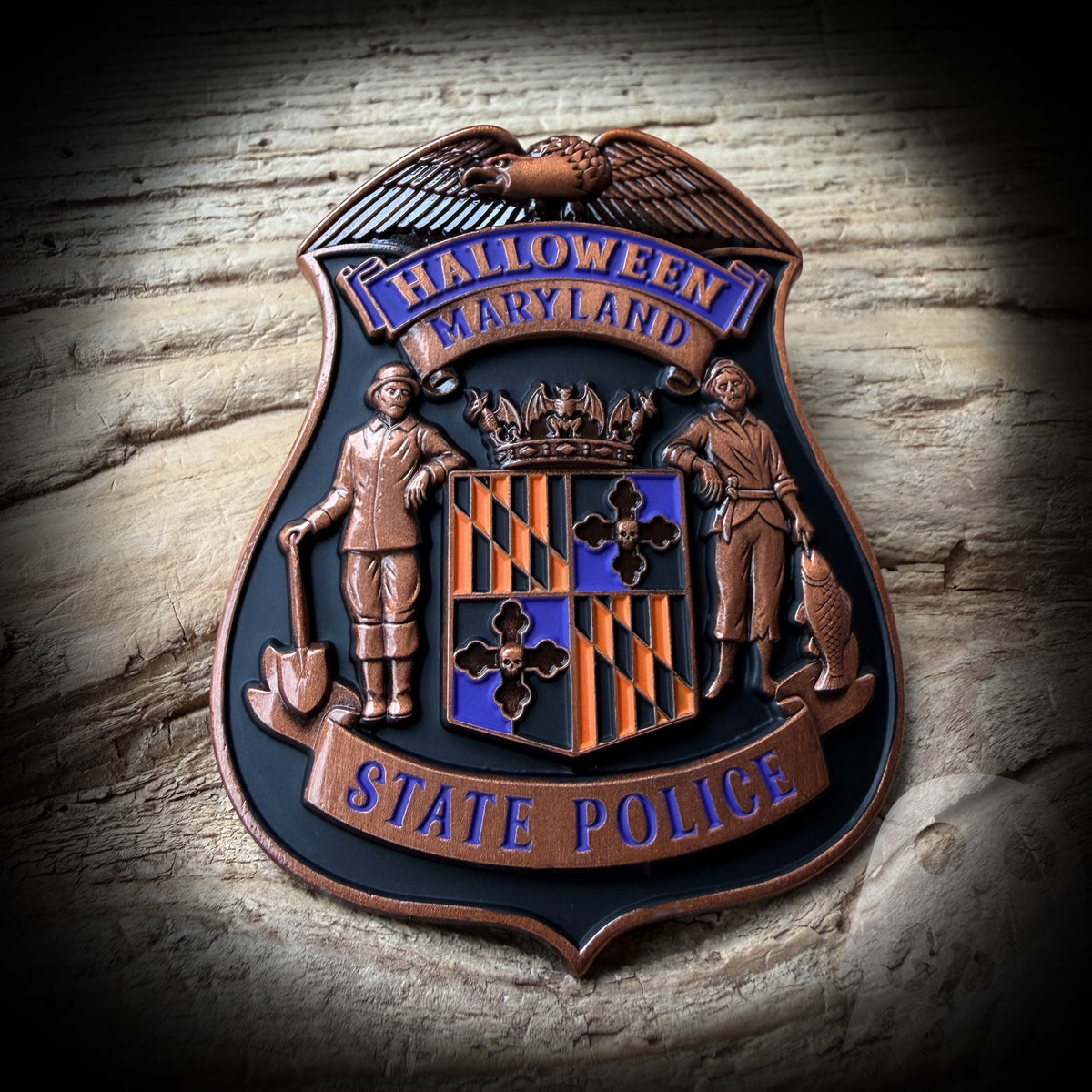 BADGE Halloween - Maryland State Police Halloween Badge