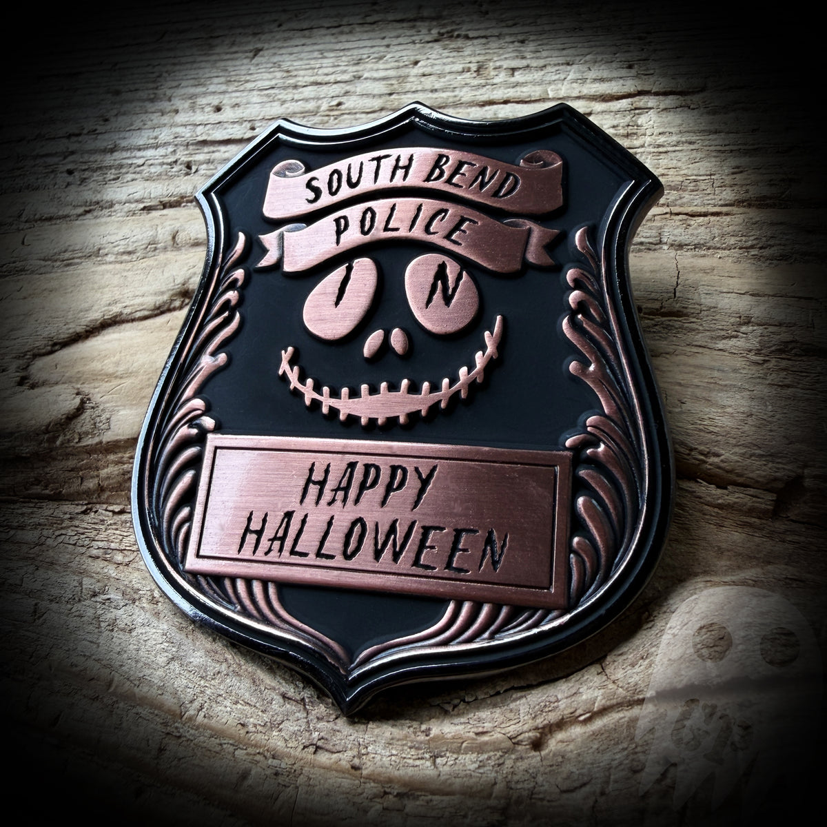 BADGE Halloween - South Bend, IN PD Halloween Badge