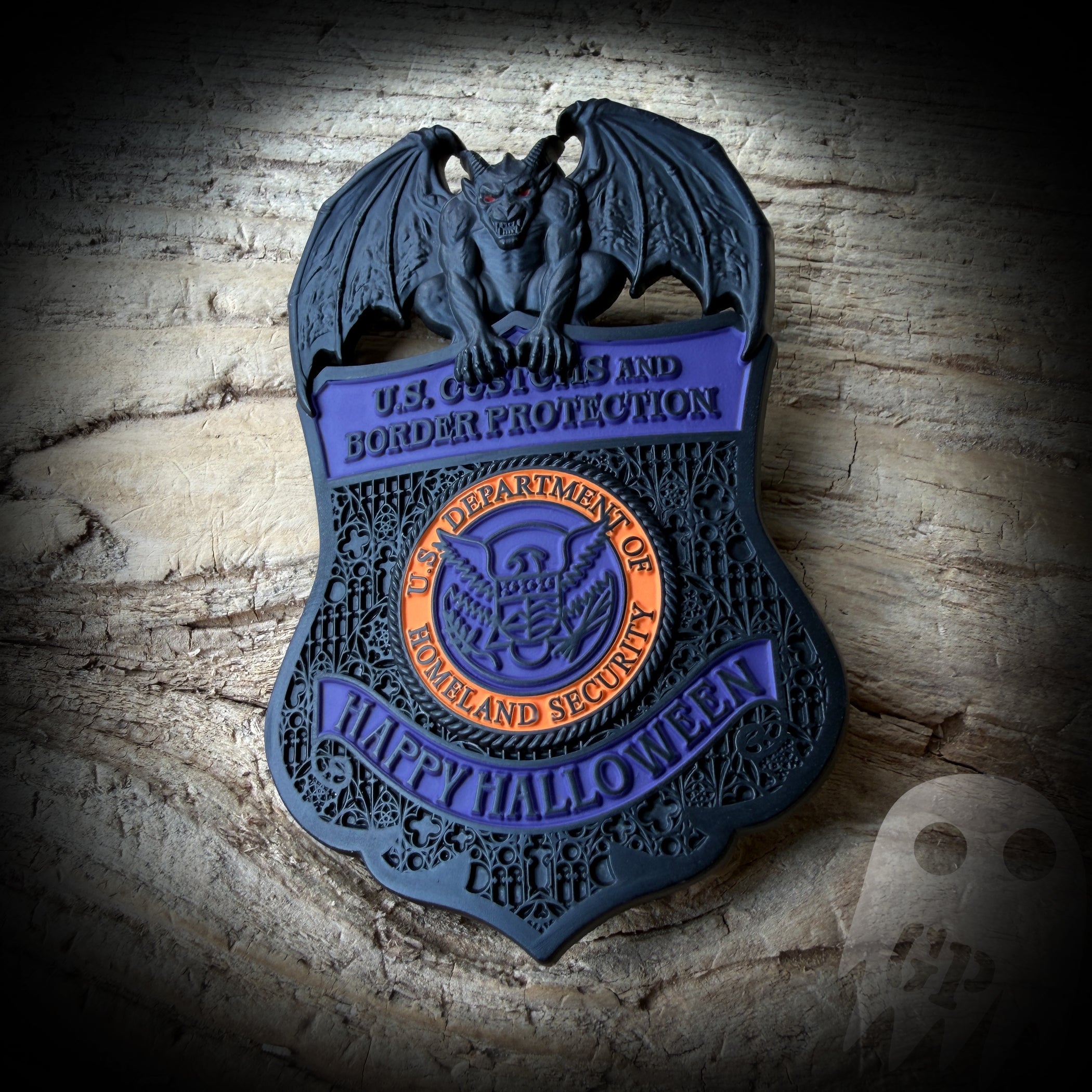 BADGE Halloween - US Border Patrol Halloween Badge