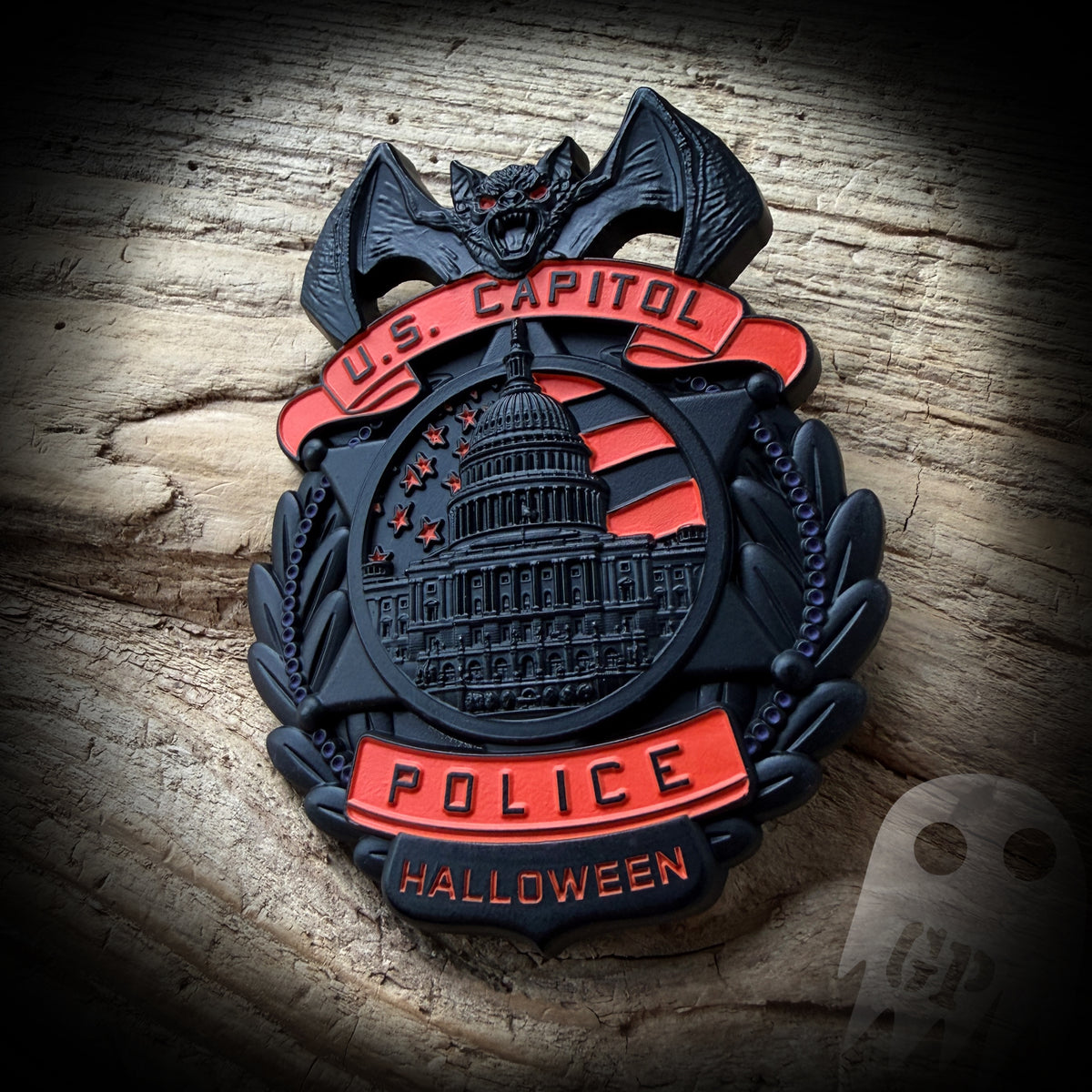 BADGE Halloween Badge - US Capitol Police Halloween Badge