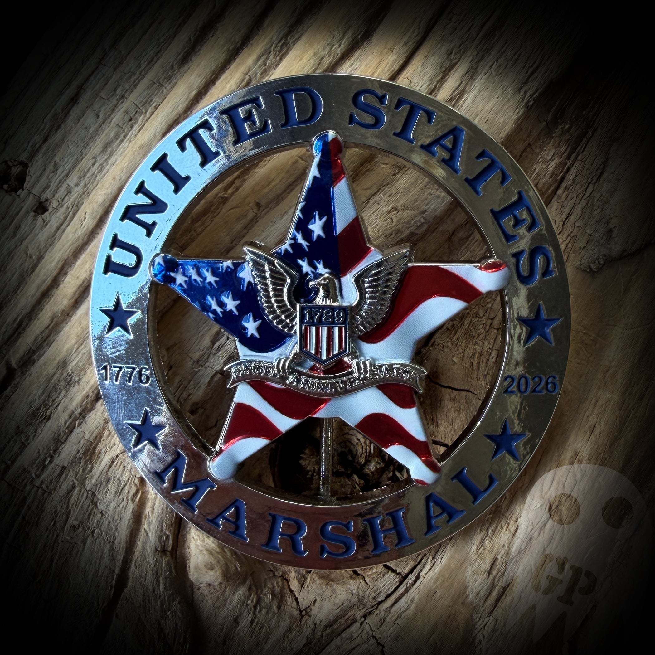 BADGE 250th America - US Marshal 250th Anniversary of America