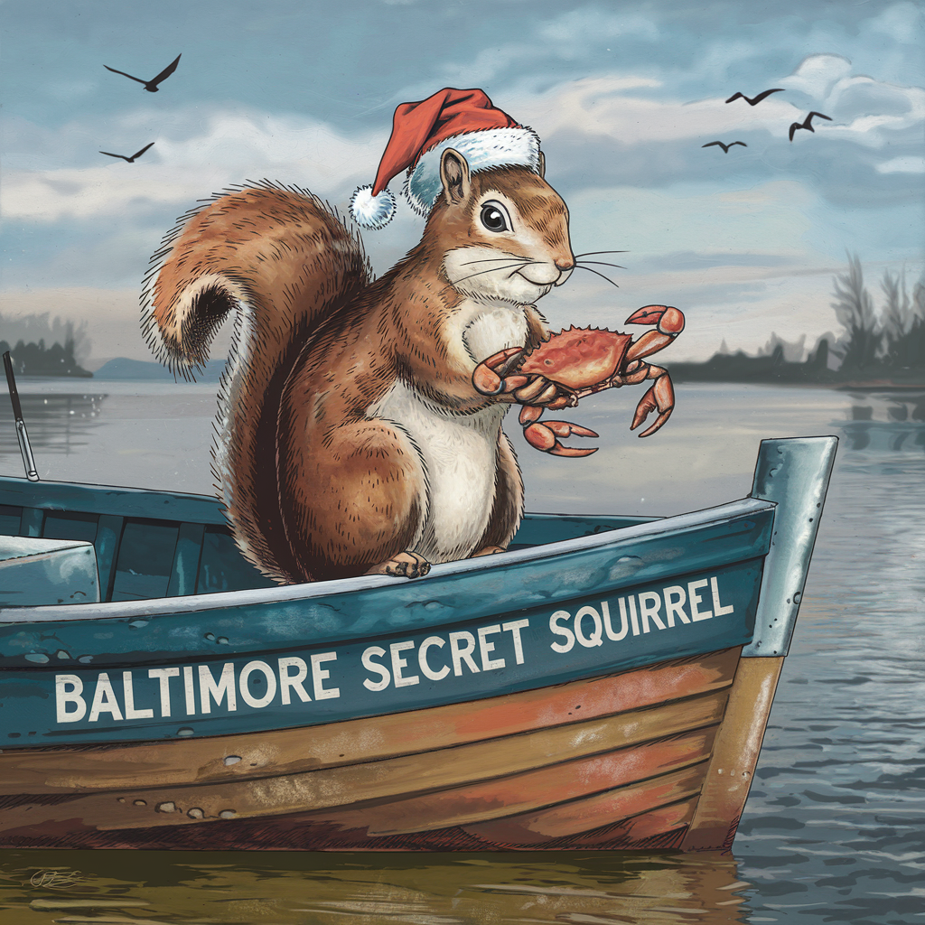 G 2024 Christmas - Baltimore, MD PD 2024 Christmas Patch SECRET SQUIRREL (NOT PHOTO SHOWN)