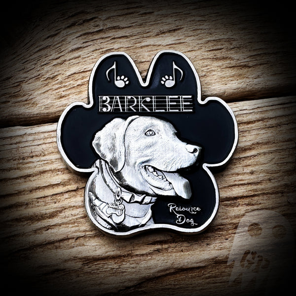 Barklee the DOG - Berklee College of Music PD Resource Dog Coin - Boston, MA - Authentic