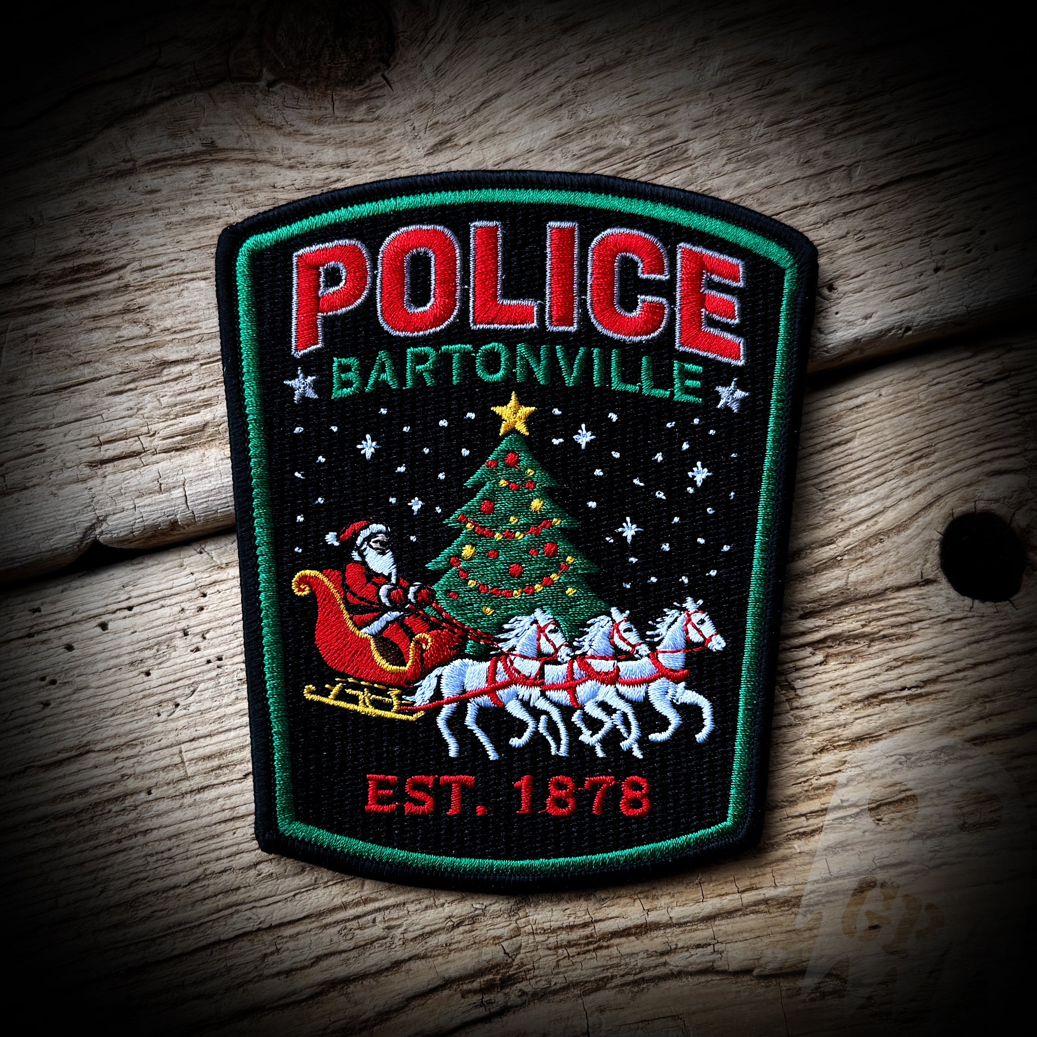 2025 Christmas - Bartonville, TX PD 2025 Christmas Patch