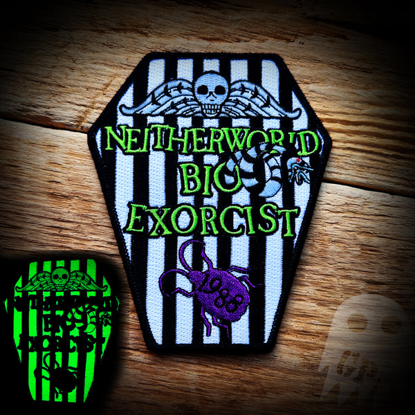 #80 - Neithworld Bio Exorcist Patch - Beetlejuice - Glows in the dark!