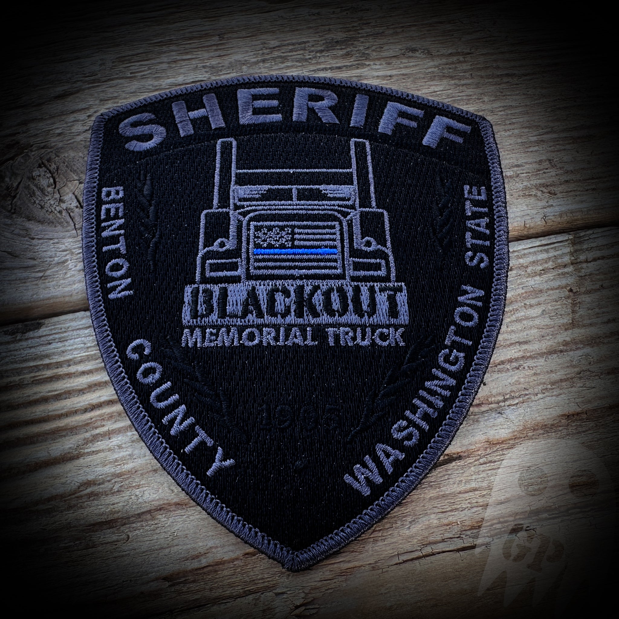 Blackout Memorial Truck - Benton County, WA Sheriff's Officer Blackout Memorial Truck - Fundraiser