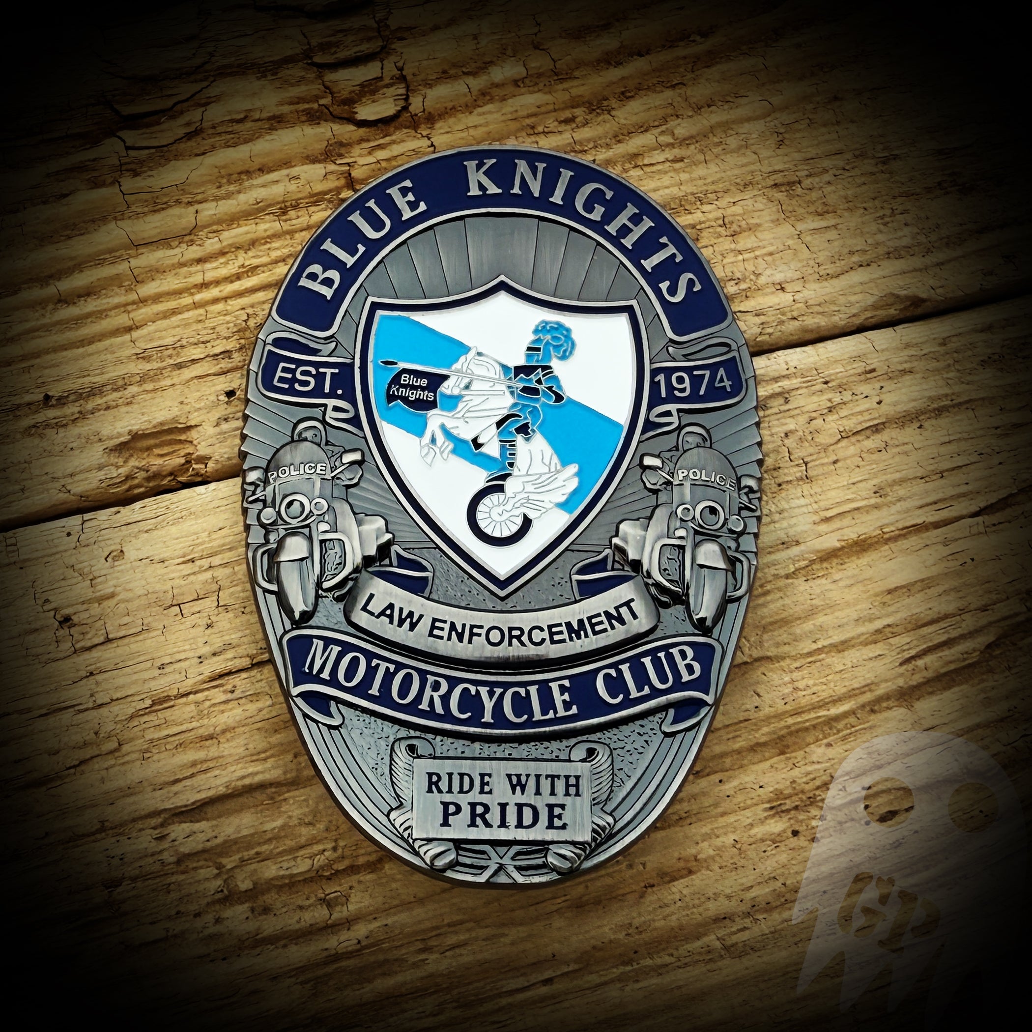 Blue Knights MC Badge