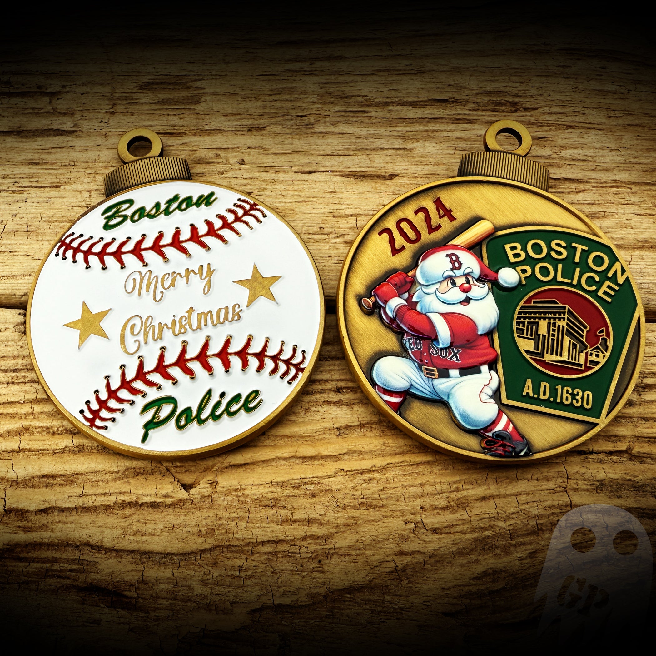 COIN 2024 Christmas - Boston, MA PD 2024 Christmas Coin