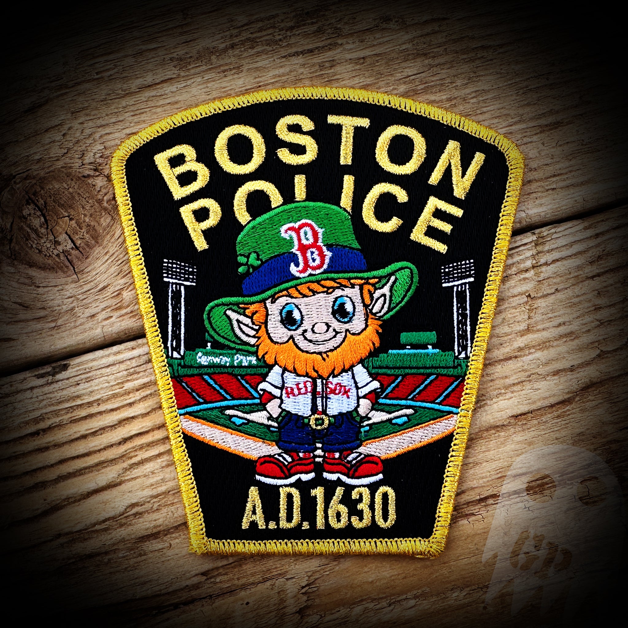 2024 Irish Red Sox - Boston, MA Police Department 2024 St. Patrick's Day Patch