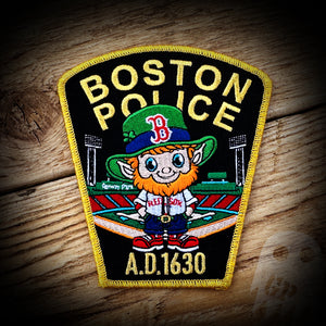2024 Irish Red Sox - Boston, MA Police Department 2024 St. Patrick's Day Patch