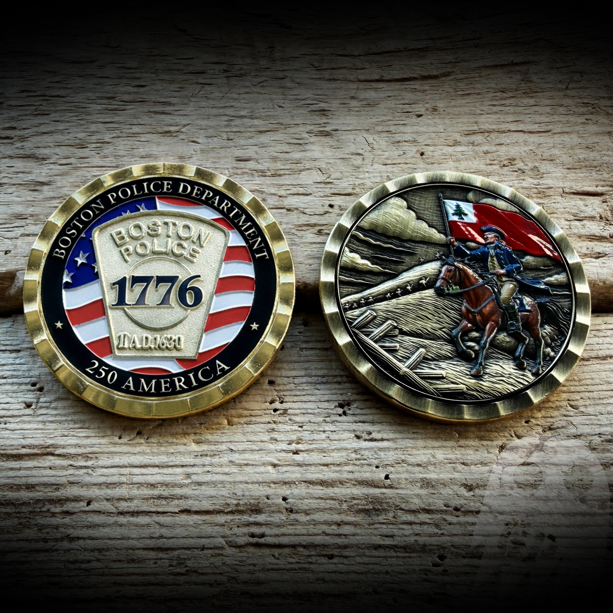 250th America COIN - Boston, MA PD 250th Anniversary of America Coin