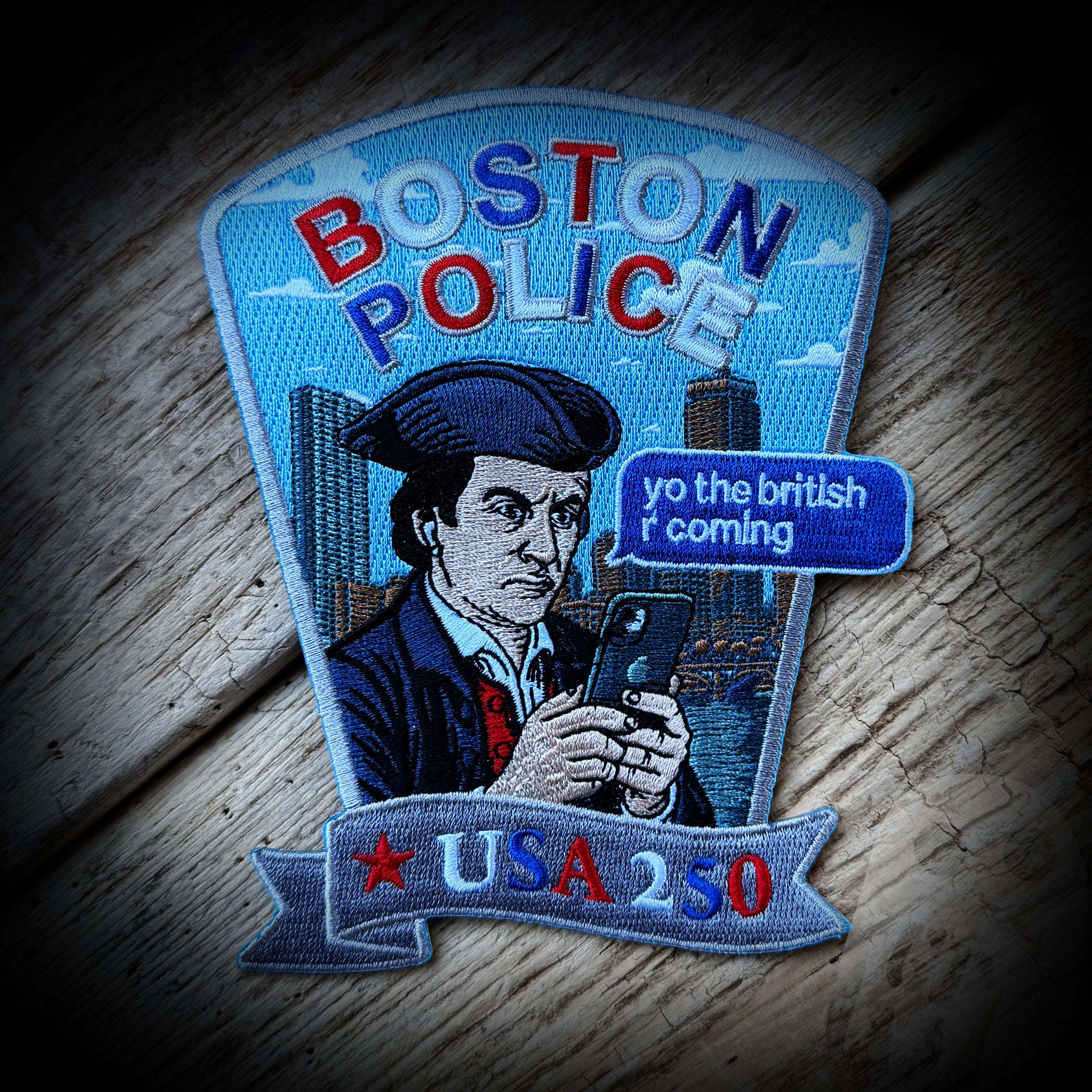 America 250 - Boston, MA PD Commemorative 250th Anniversary of America Patch